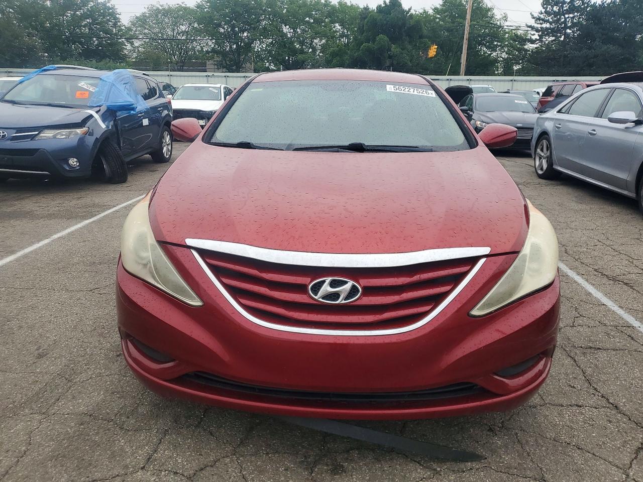 2011 Hyundai Sonata Gls Red vin: 5NPEB4AC2BH125040
