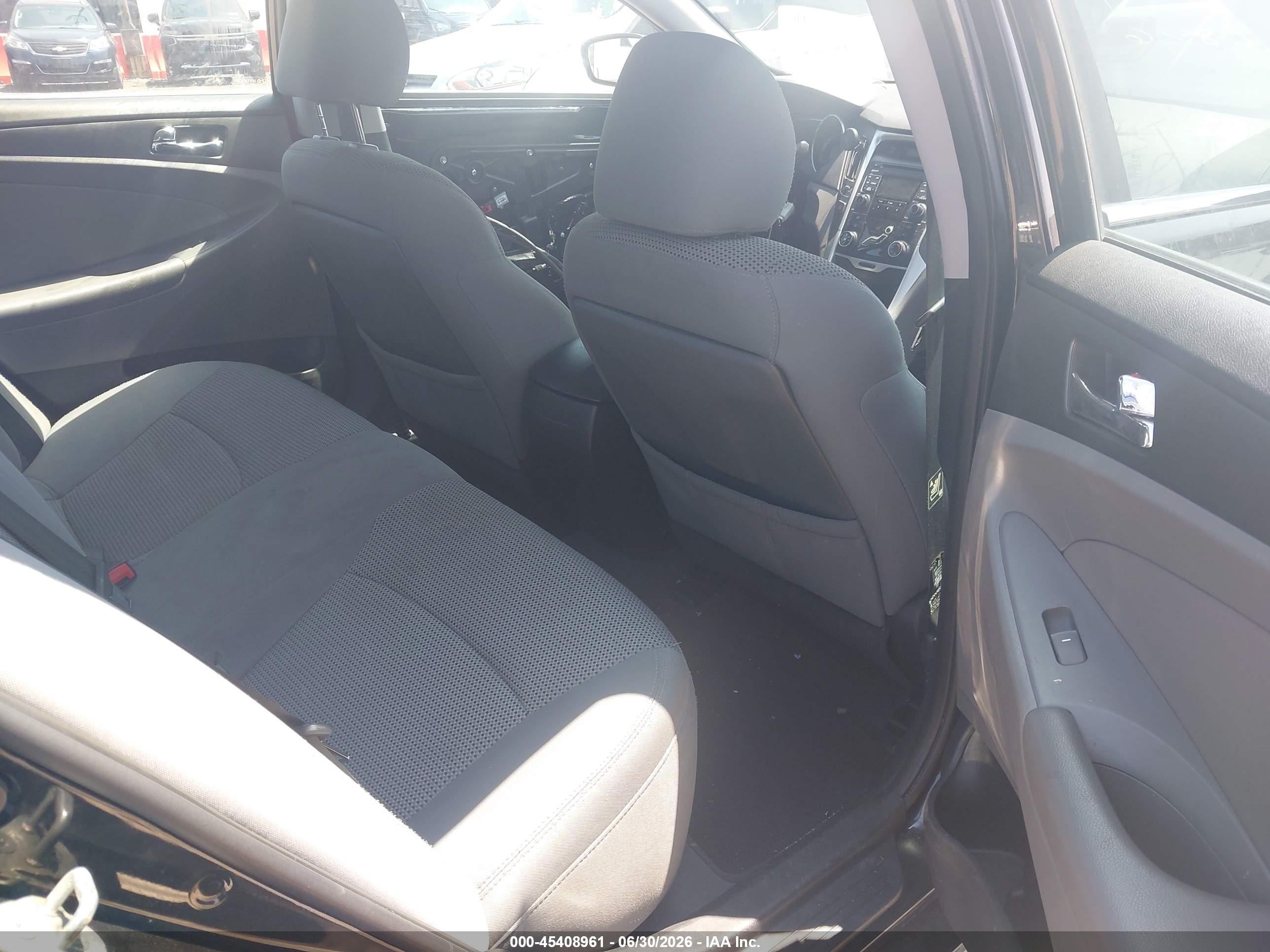 2011 Hyundai Sonata Gls Black vin: 5NPEB4AC2BH134725