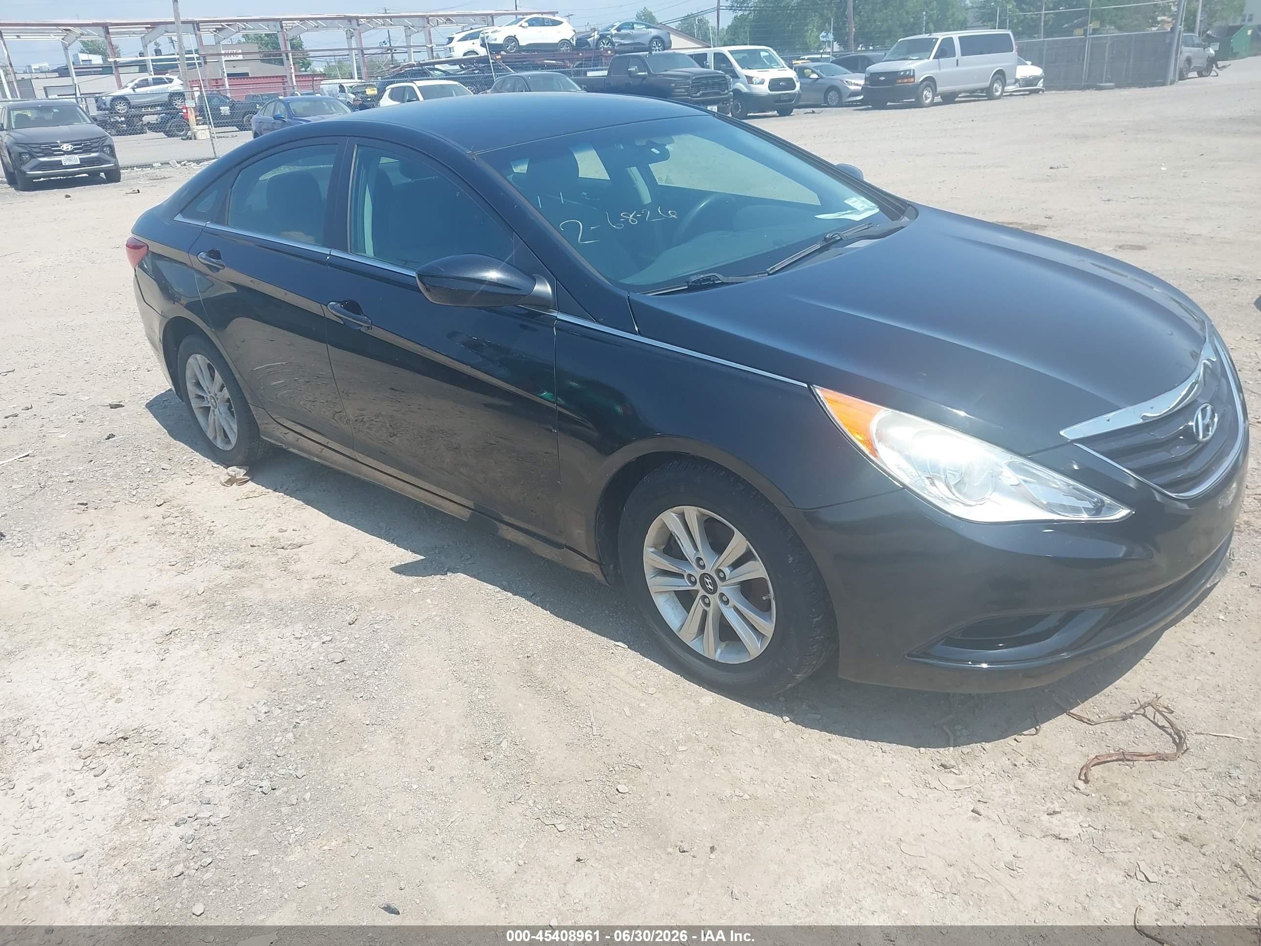 2011 Hyundai Sonata Gls Black vin: 5NPEB4AC2BH134725