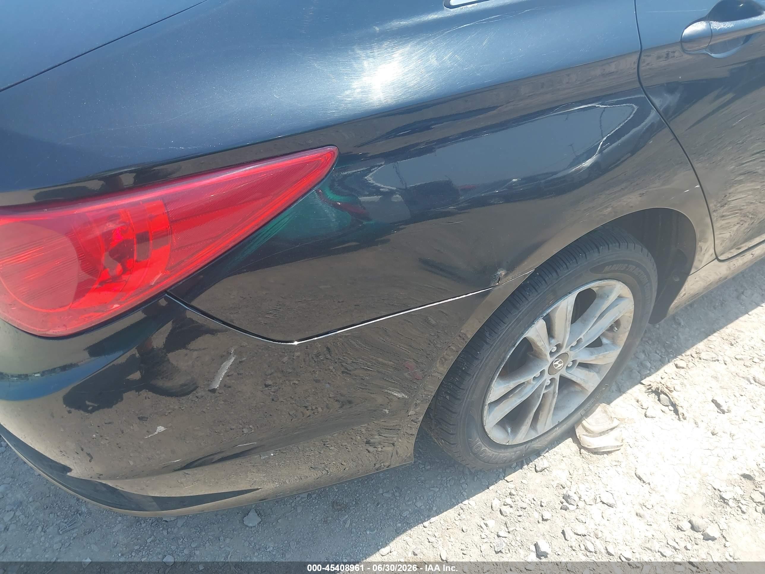 2011 Hyundai Sonata Gls Black vin: 5NPEB4AC2BH134725