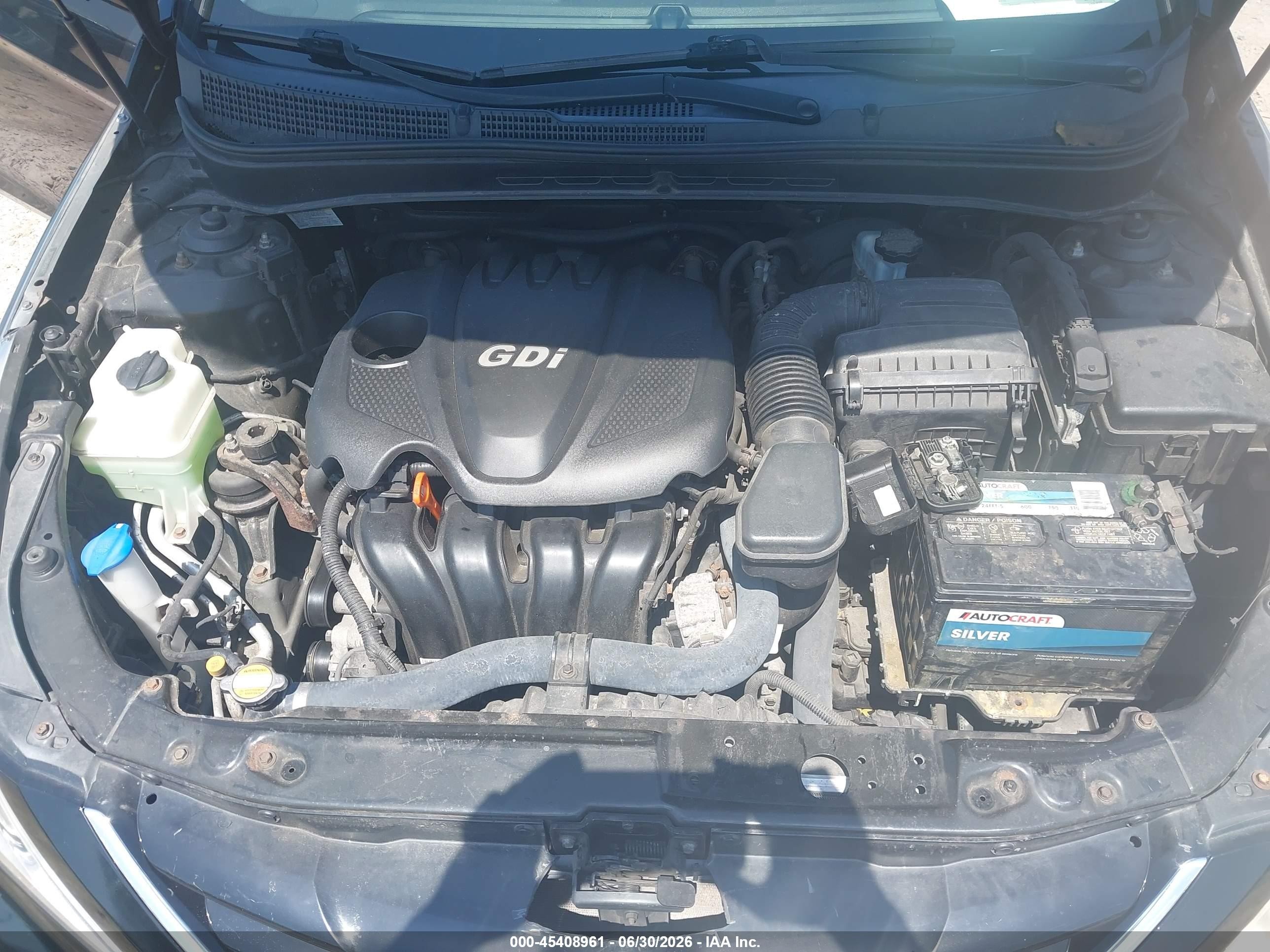 2011 Hyundai Sonata Gls Black vin: 5NPEB4AC2BH134725