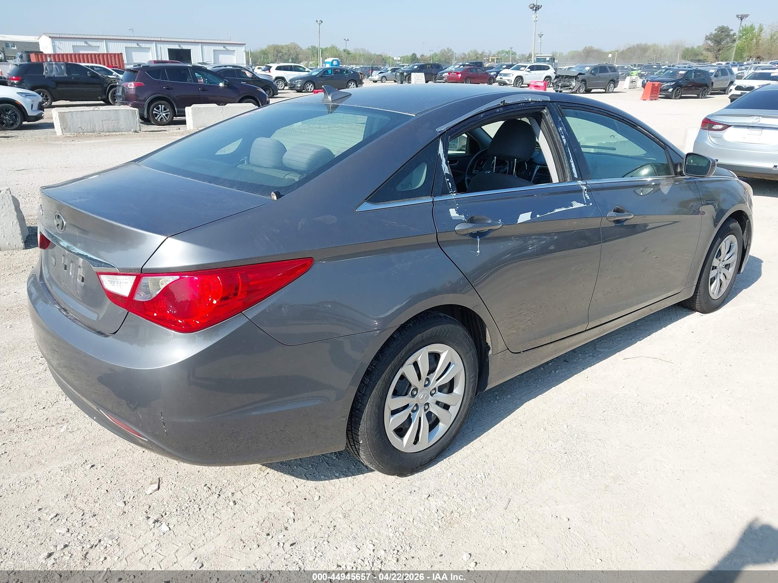 2011 Hyundai Sonata Gls Серый vin: 5NPEB4AC2BH146681