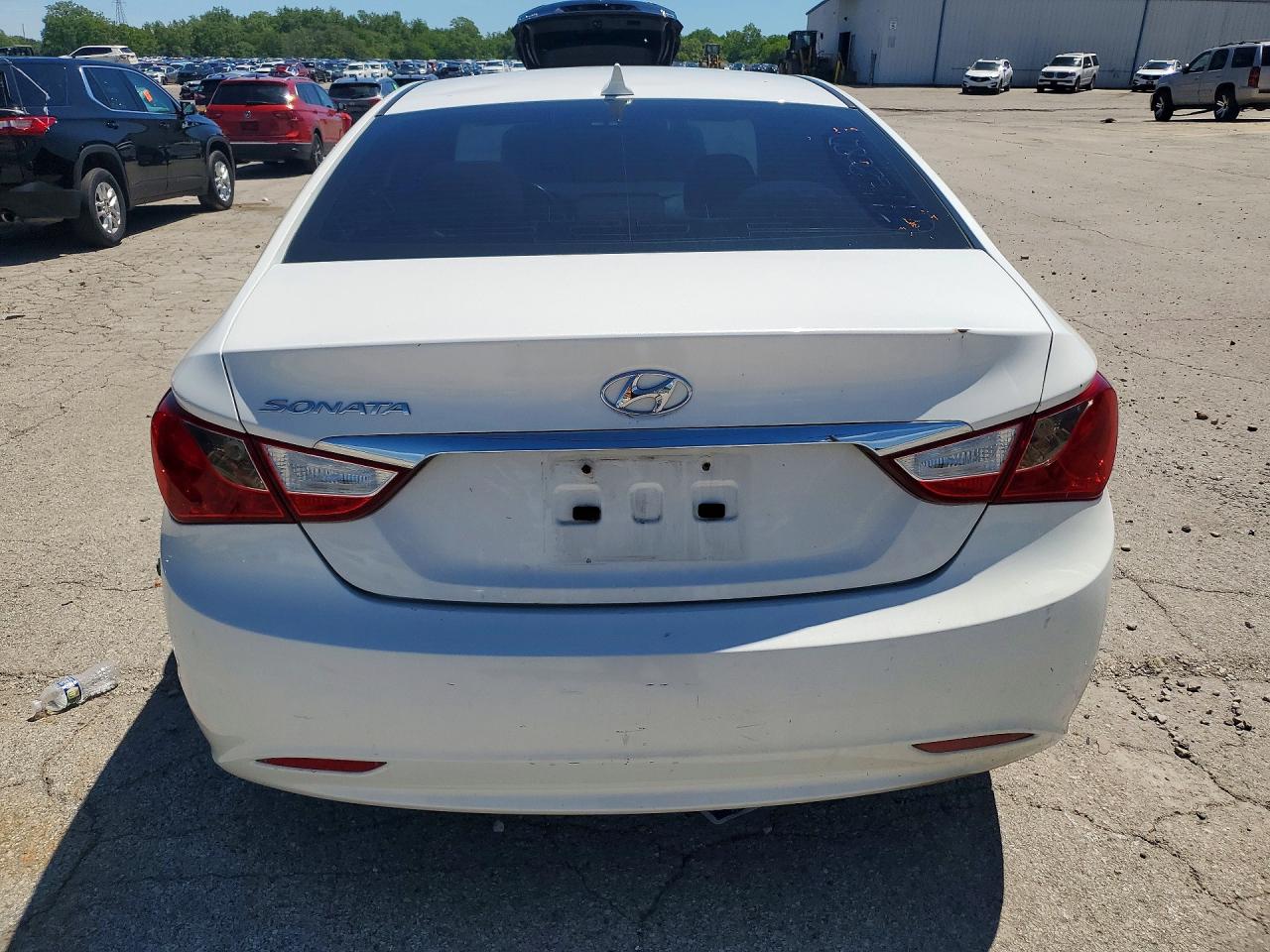 2011 Hyundai Sonata Gls White vin: 5NPEB4AC2BH149497