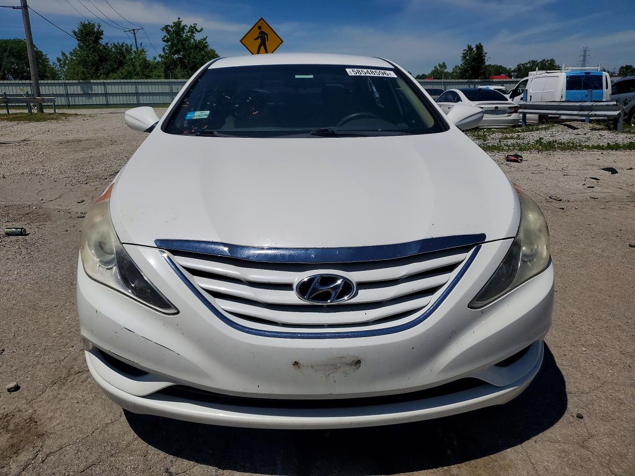 2011 Hyundai Sonata Gls White vin: 5NPEB4AC2BH149497