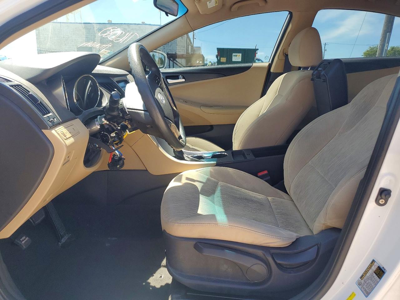2011 Hyundai Sonata Gls White vin: 5NPEB4AC2BH149497