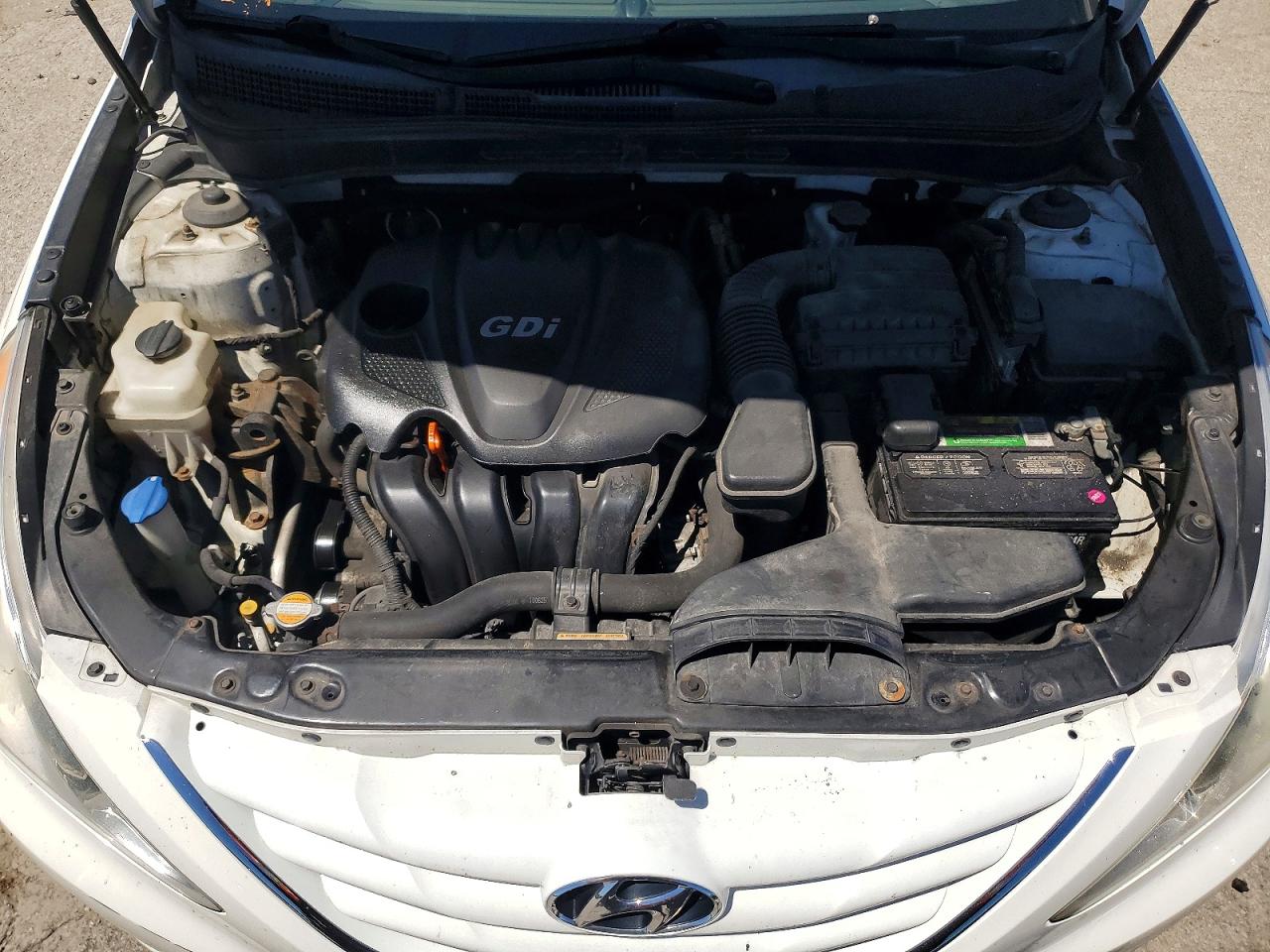2011 Hyundai Sonata Gls White vin: 5NPEB4AC2BH149497