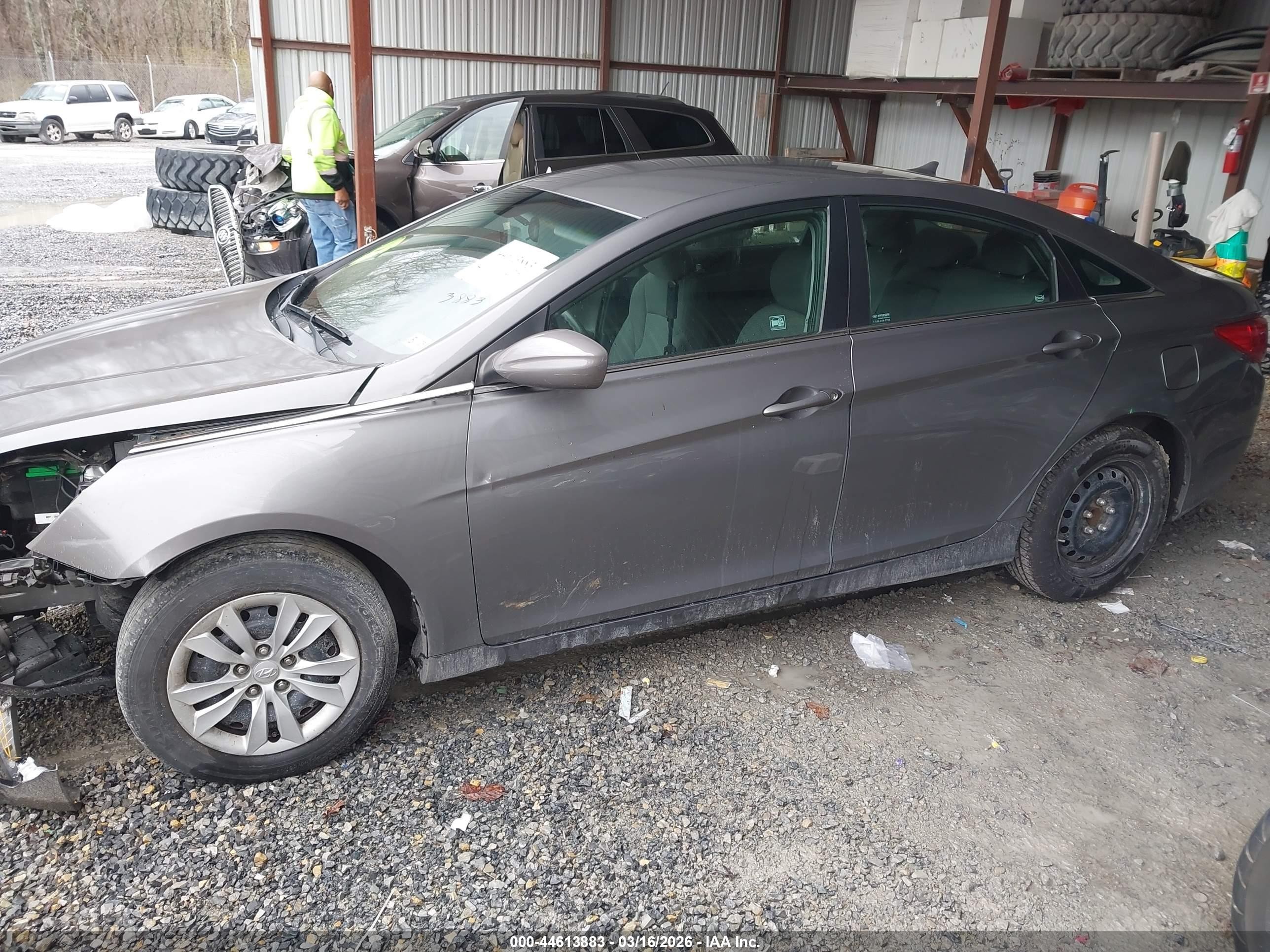 2011 Hyundai Sonata Gls Серый vin: 5NPEB4AC2BH159348
