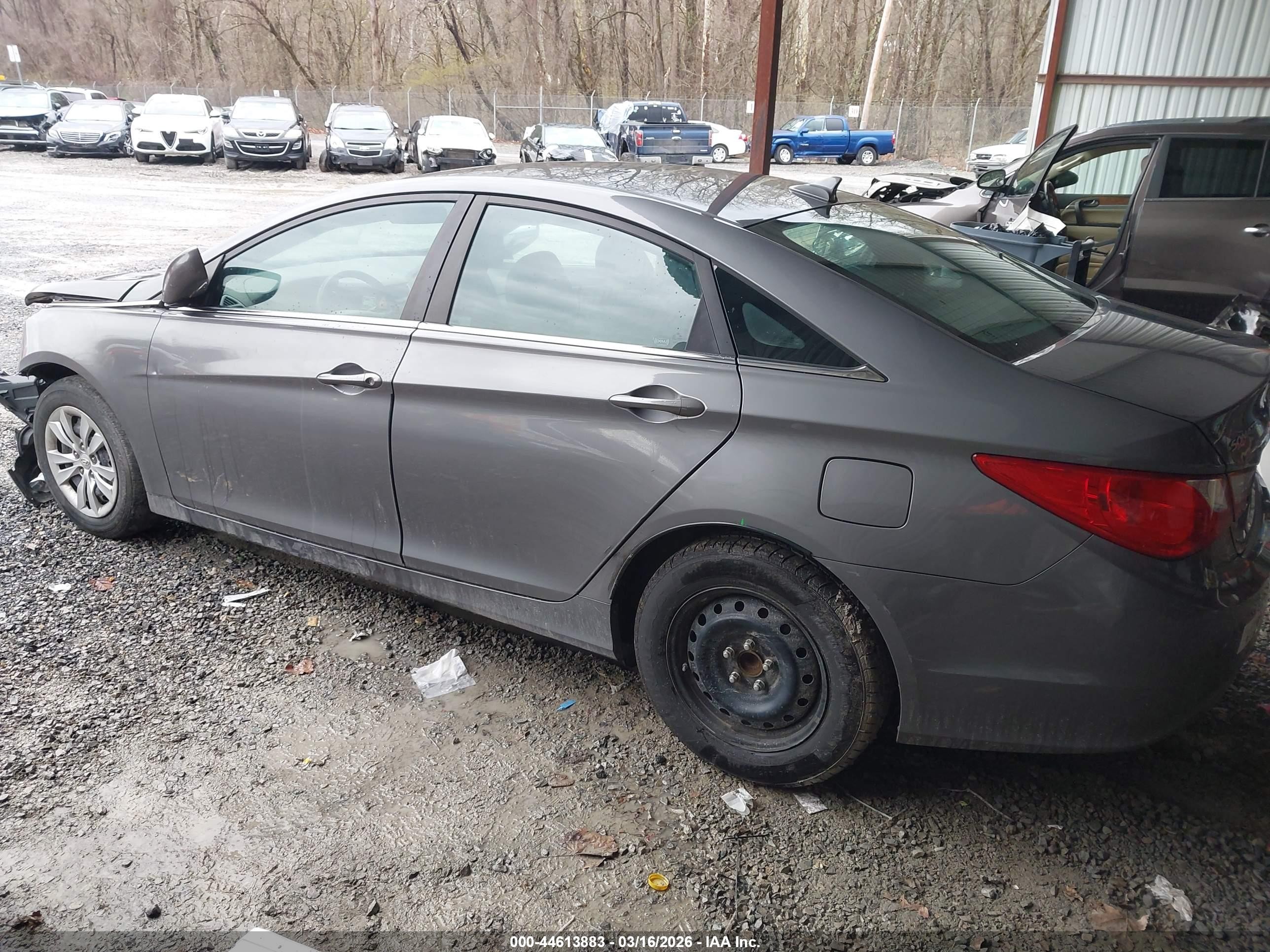 2011 Hyundai Sonata Gls Серый vin: 5NPEB4AC2BH159348