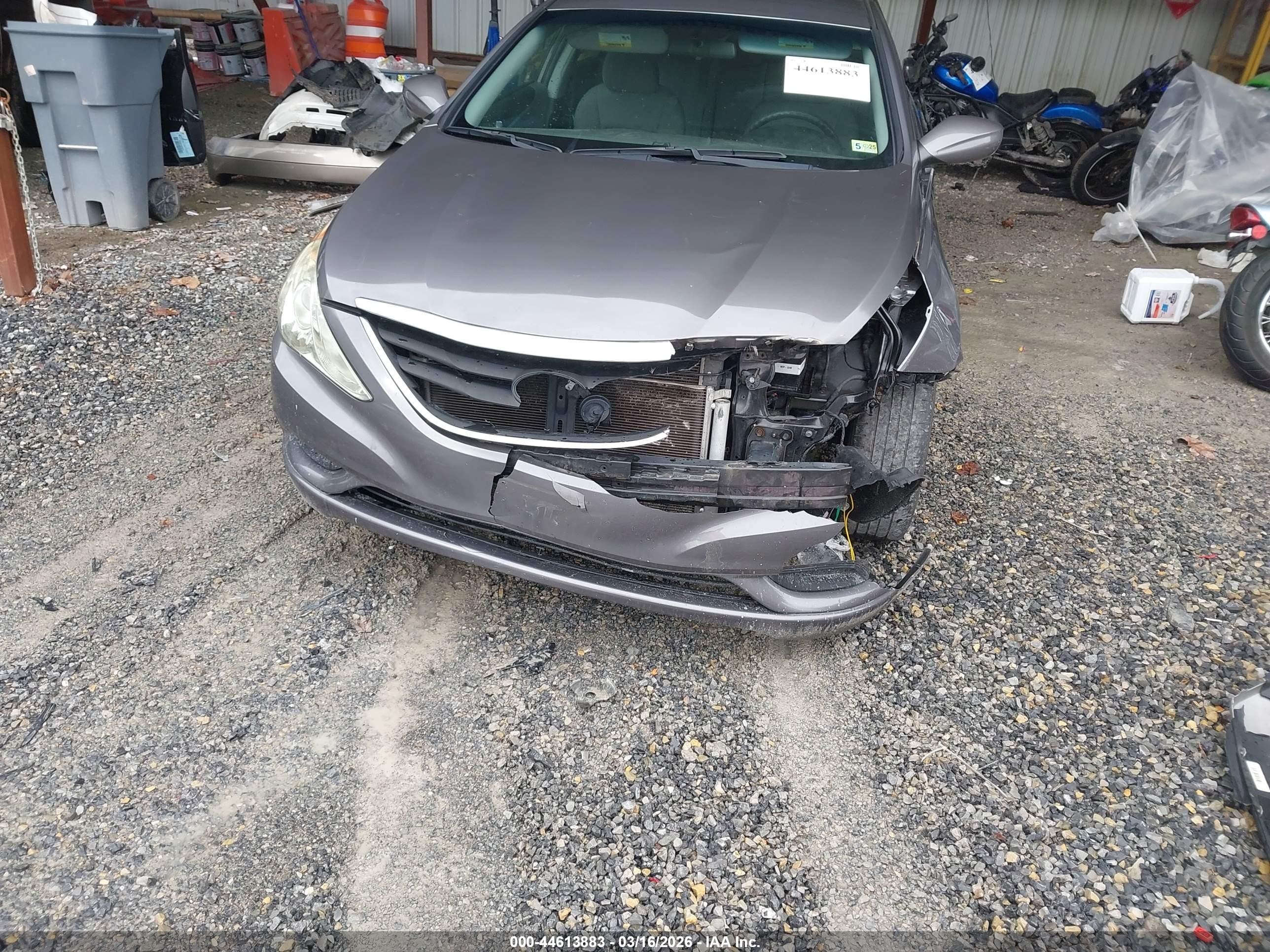 2011 Hyundai Sonata Gls Серый vin: 5NPEB4AC2BH159348