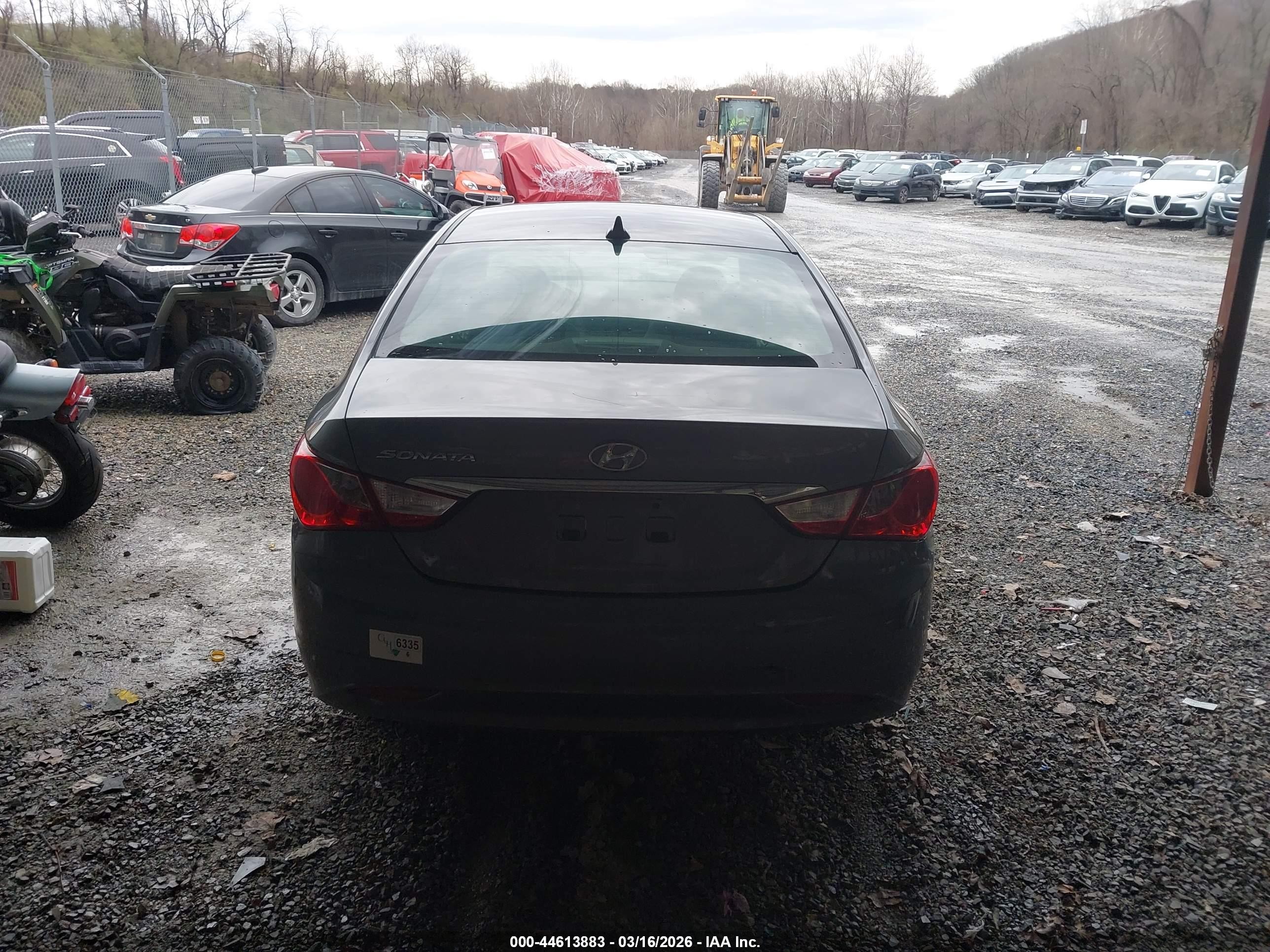 2011 Hyundai Sonata Gls Серый vin: 5NPEB4AC2BH159348