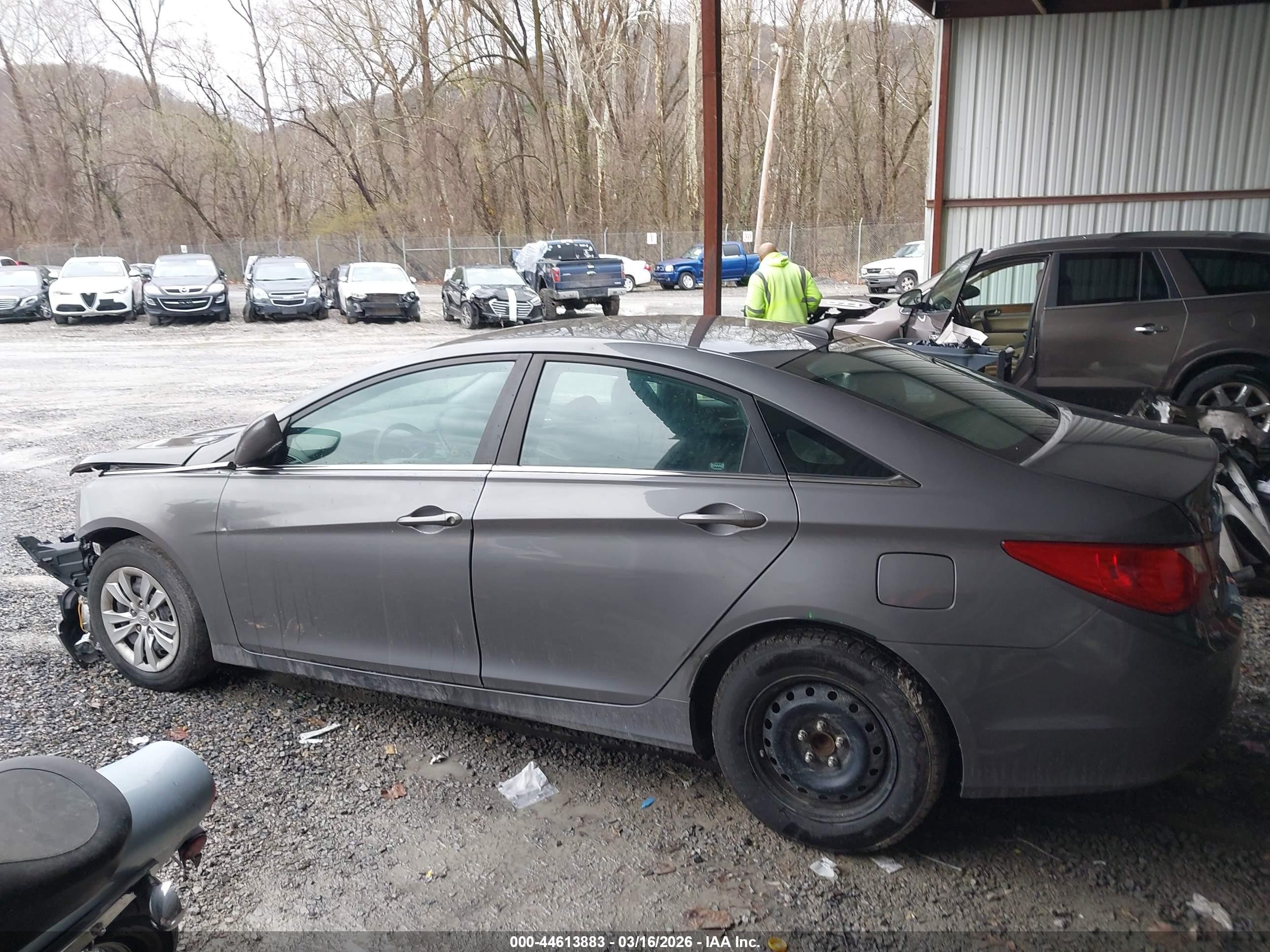 2011 Hyundai Sonata Gls Серый vin: 5NPEB4AC2BH159348