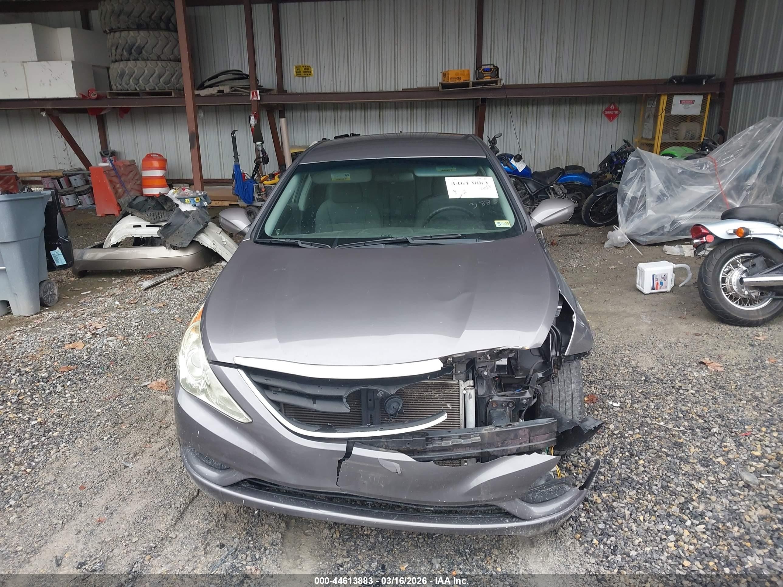 2011 Hyundai Sonata Gls Серый vin: 5NPEB4AC2BH159348