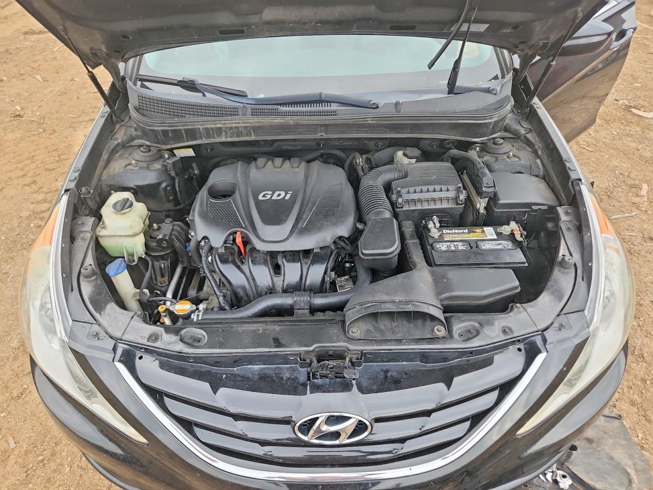 2011 Hyundai Sonata Gls Black vin: 5NPEB4AC2BH171001