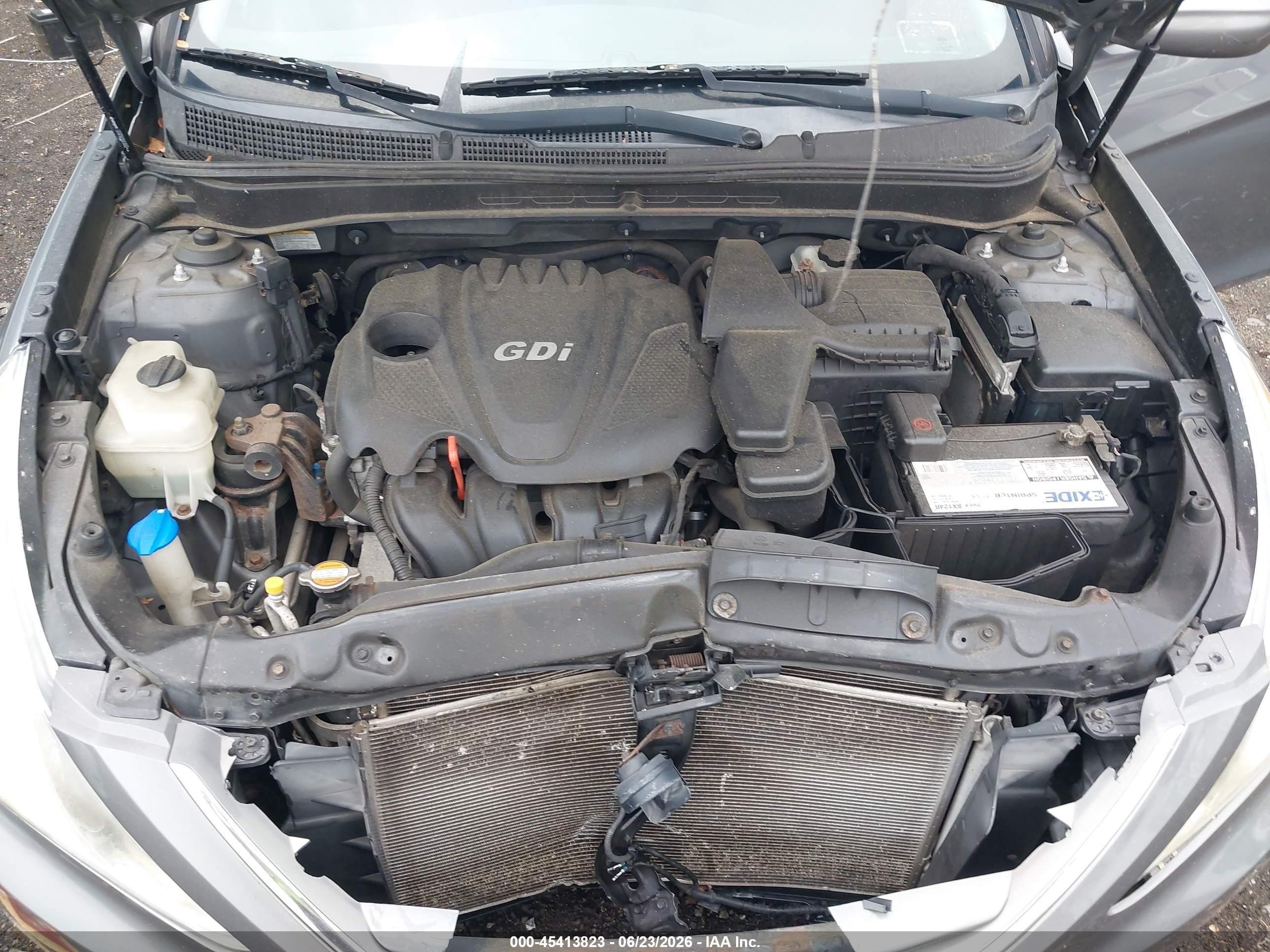 2011 Hyundai Sonata Gls Gray vin: 5NPEB4AC2BH171662
