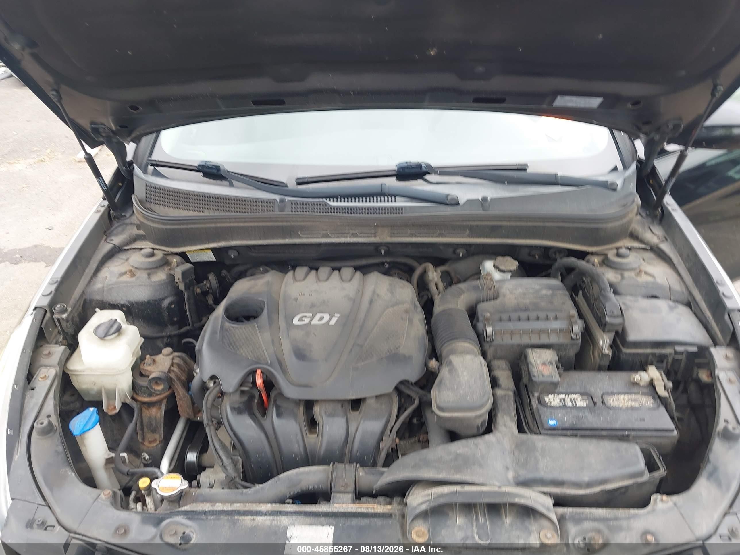 2011 Hyundai Sonata Gls Black vin: 5NPEB4AC2BH191054