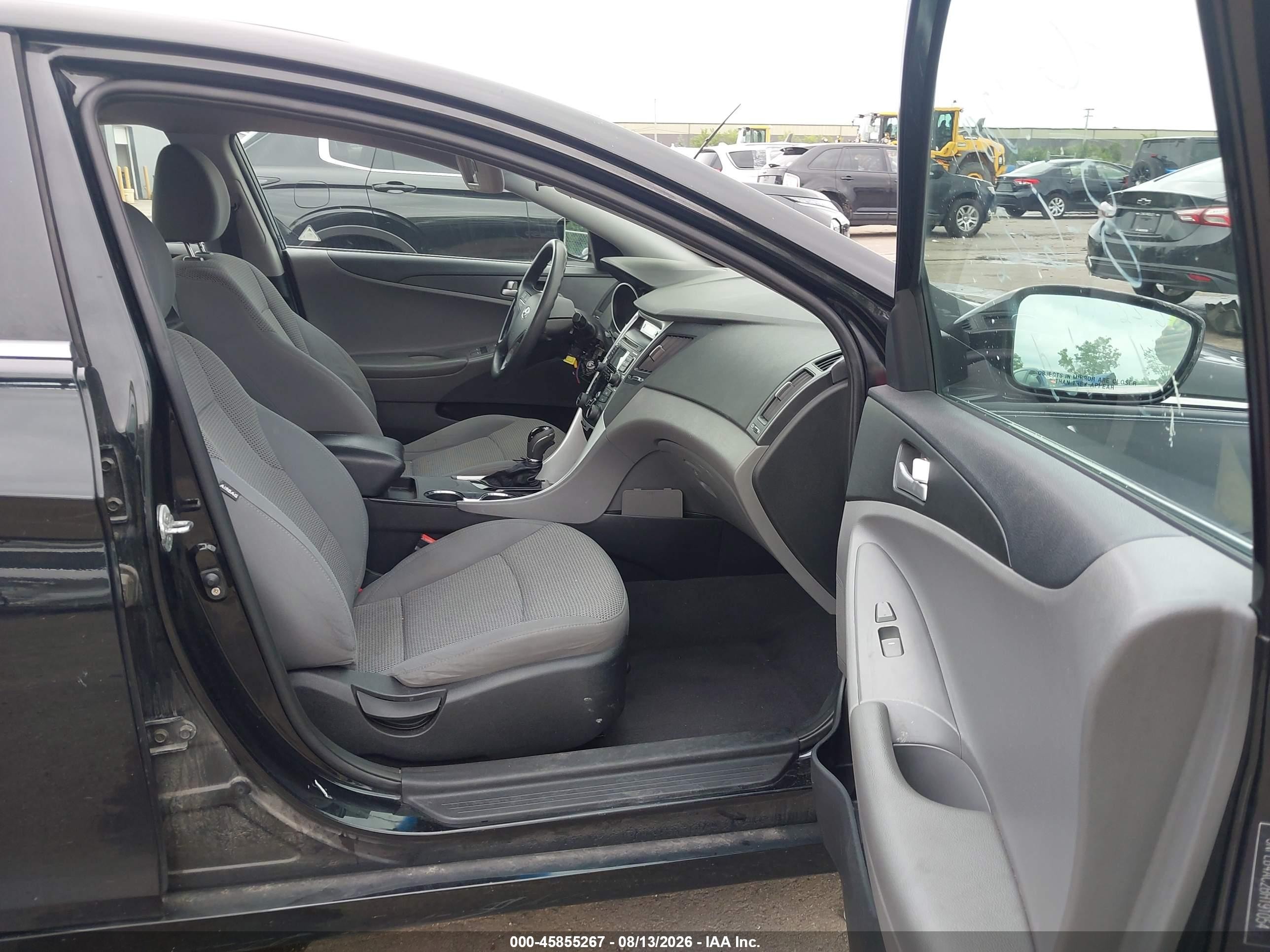 2011 Hyundai Sonata Gls Black vin: 5NPEB4AC2BH191054