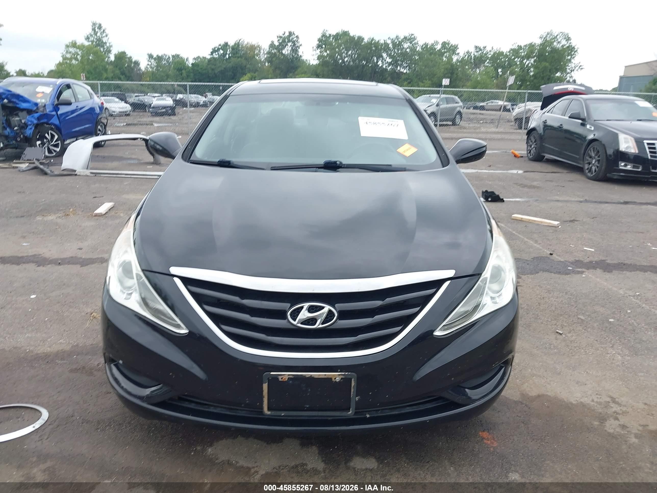 2011 Hyundai Sonata Gls Black vin: 5NPEB4AC2BH191054