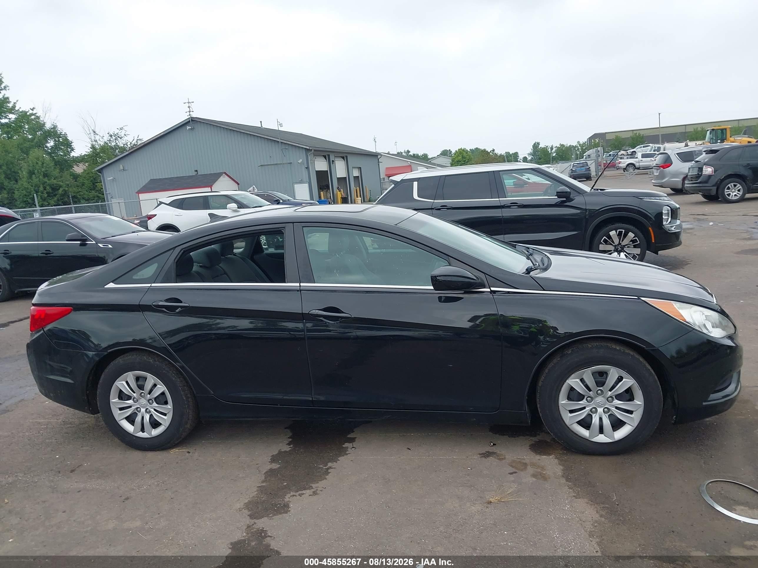 2011 Hyundai Sonata Gls Black vin: 5NPEB4AC2BH191054