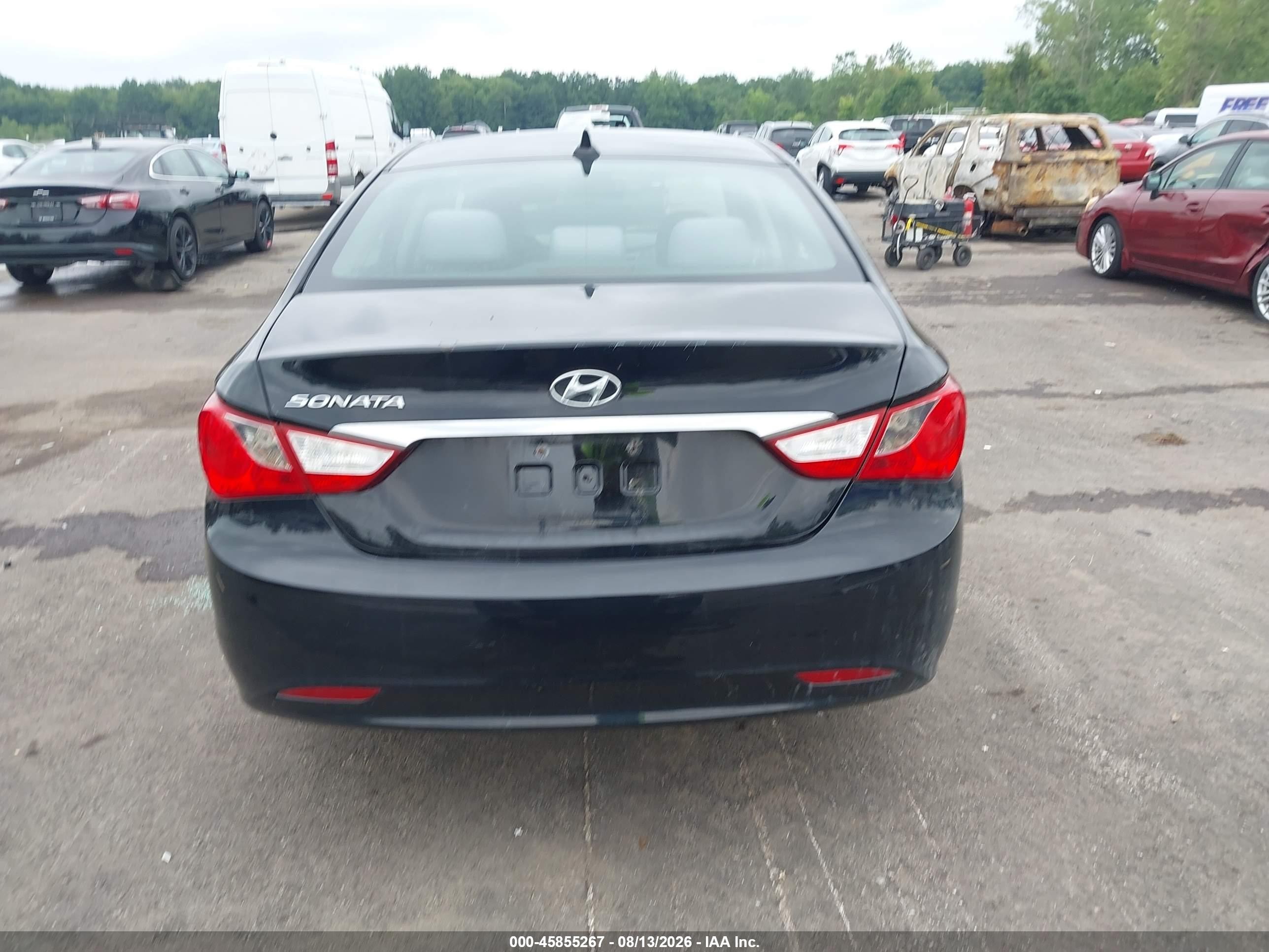 2011 Hyundai Sonata Gls Black vin: 5NPEB4AC2BH191054