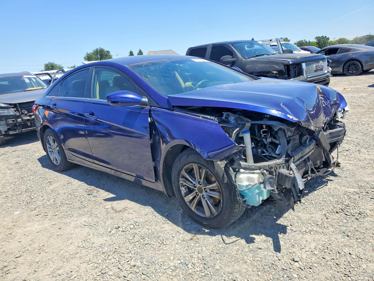 2011 Hyundai Sonata Gls Синий vin: 5NPEB4AC2BH200321