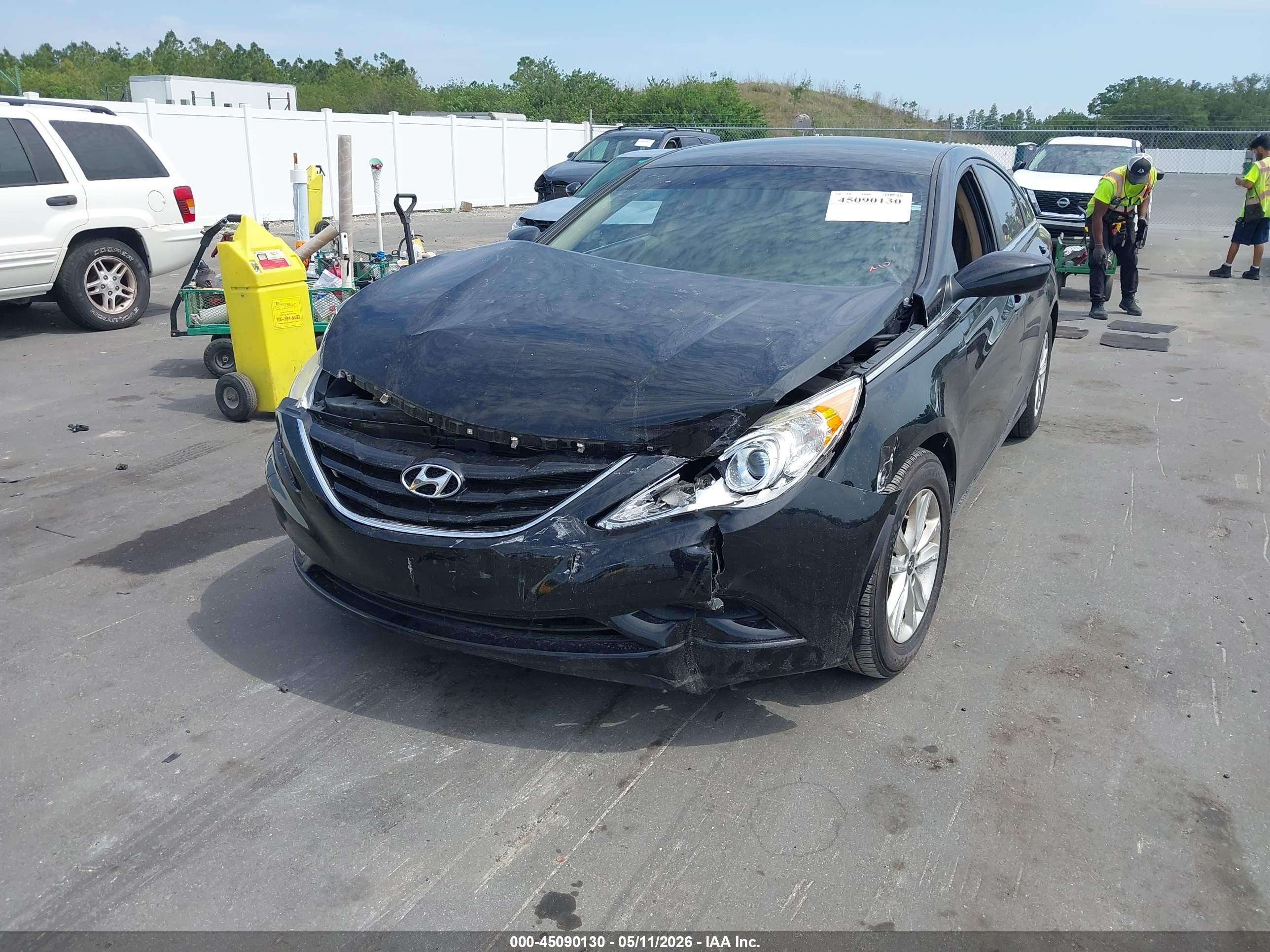 2011 Hyundai Sonata Gls Black vin: 5NPEB4AC2BH204756