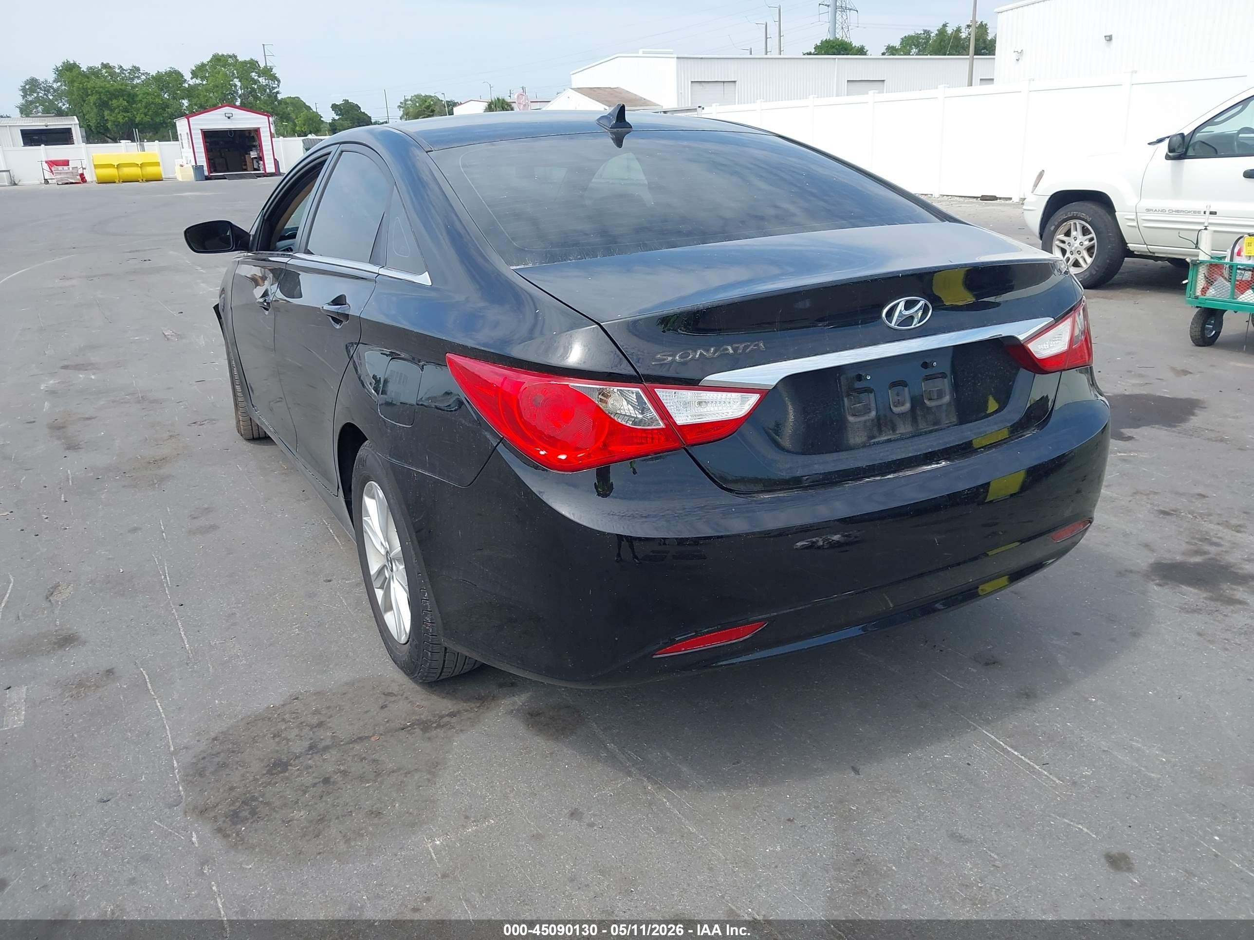 2011 Hyundai Sonata Gls Black vin: 5NPEB4AC2BH204756