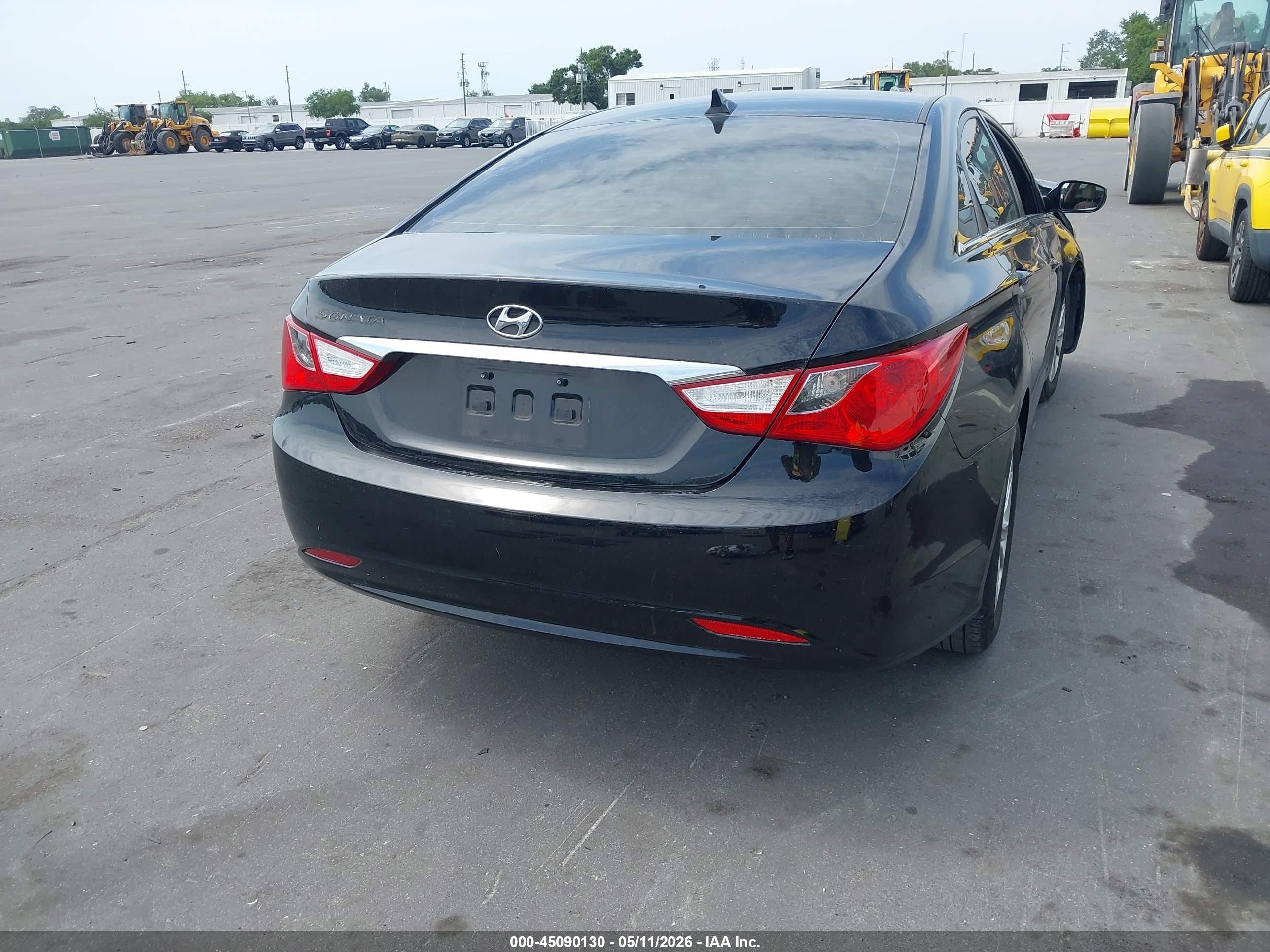 2011 Hyundai Sonata Gls Black vin: 5NPEB4AC2BH204756