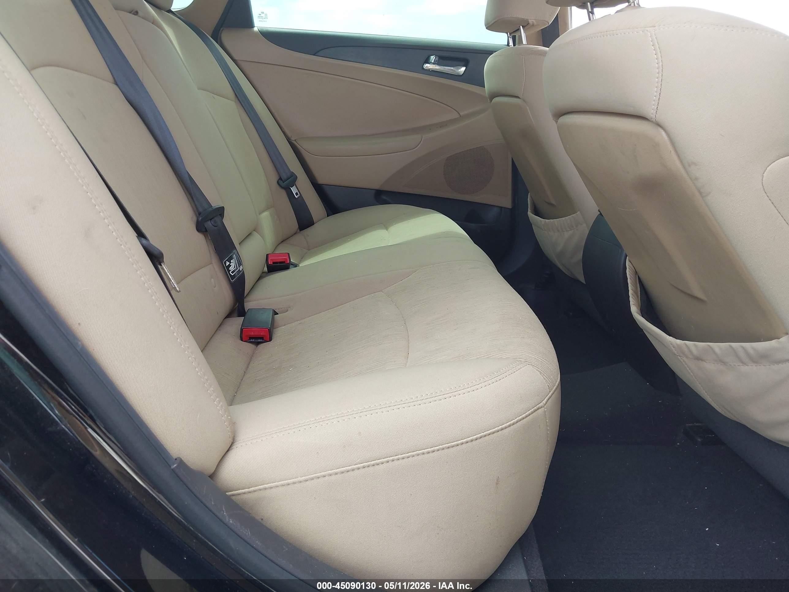 2011 Hyundai Sonata Gls Black vin: 5NPEB4AC2BH204756