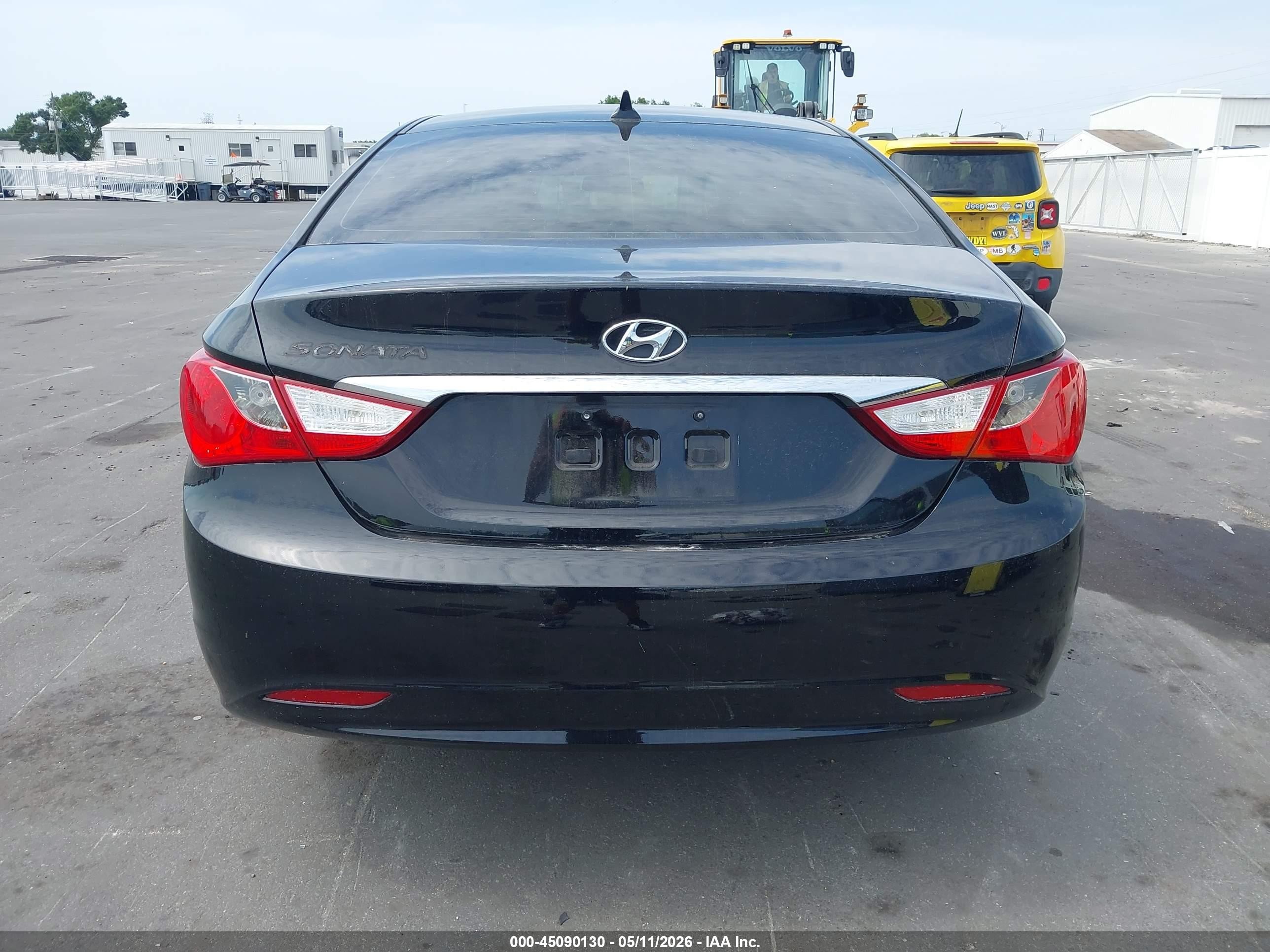 2011 Hyundai Sonata Gls Black vin: 5NPEB4AC2BH204756