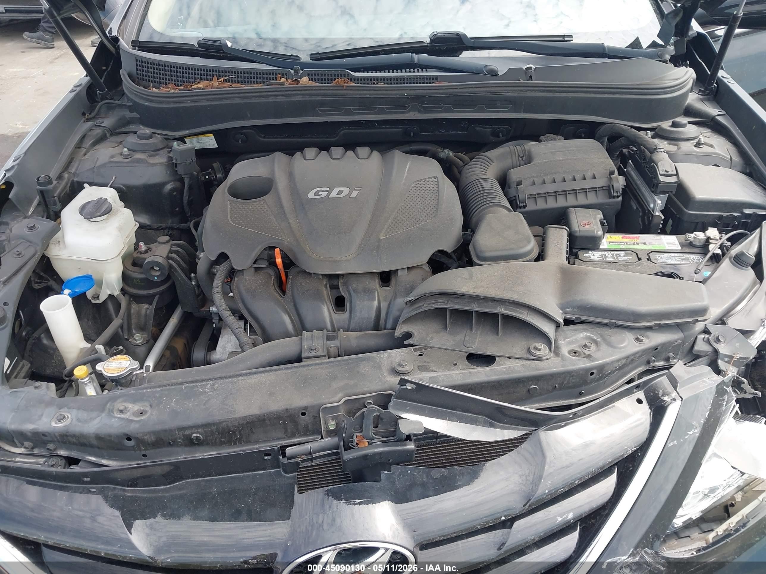 2011 Hyundai Sonata Gls Black vin: 5NPEB4AC2BH204756