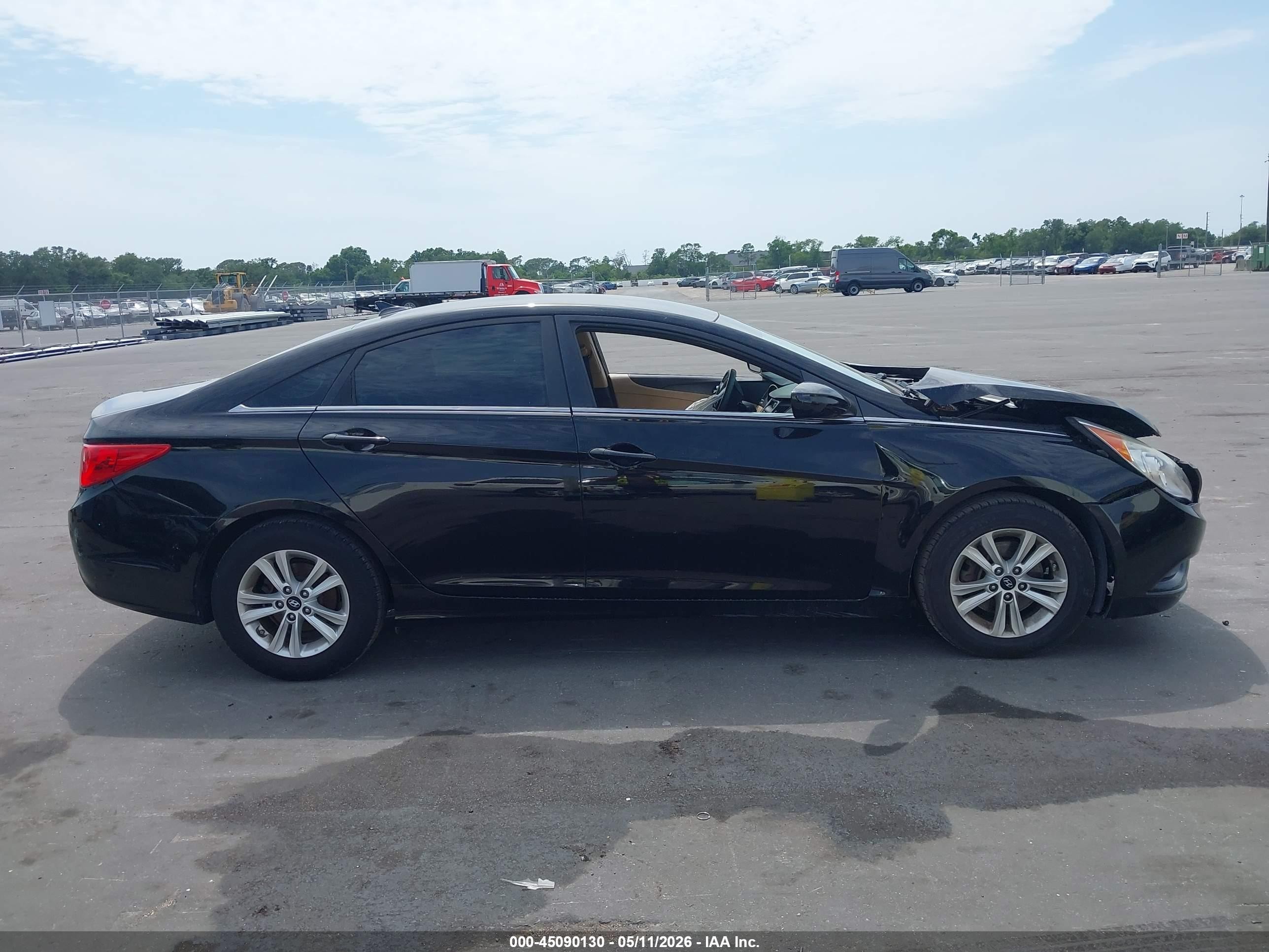 2011 Hyundai Sonata Gls Black vin: 5NPEB4AC2BH204756