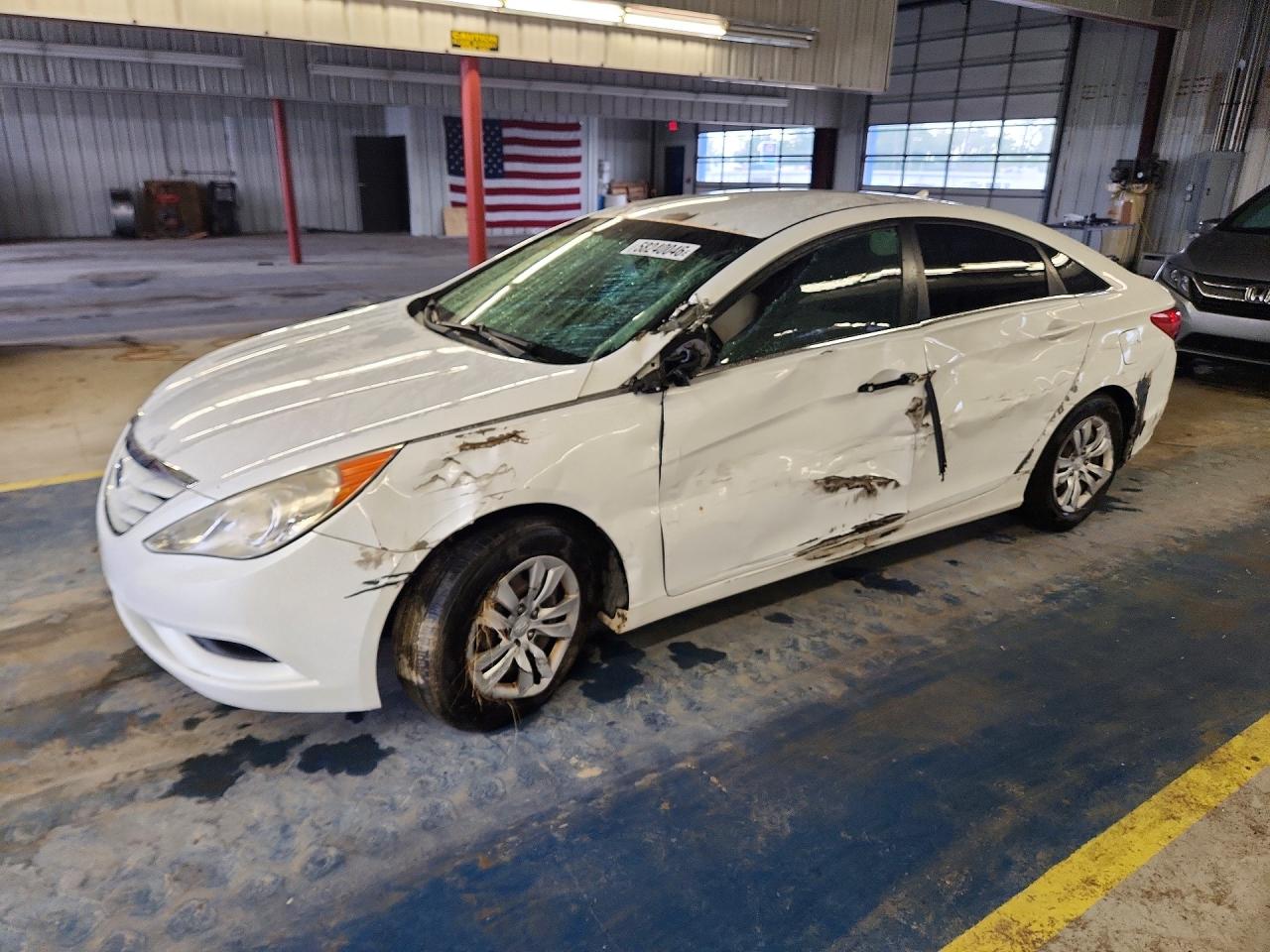 2011 Hyundai Sonata Gls White vin: 5NPEB4AC2BH208337