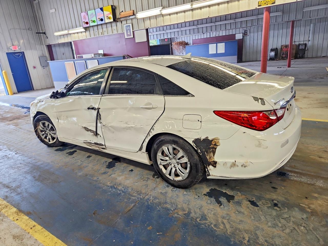 2011 Hyundai Sonata Gls White vin: 5NPEB4AC2BH208337