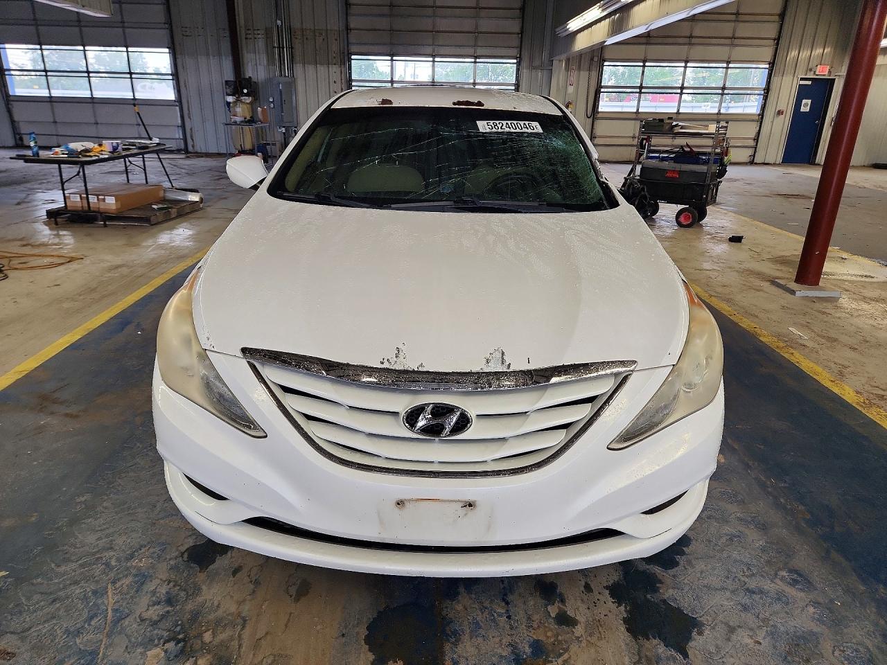 2011 Hyundai Sonata Gls White vin: 5NPEB4AC2BH208337