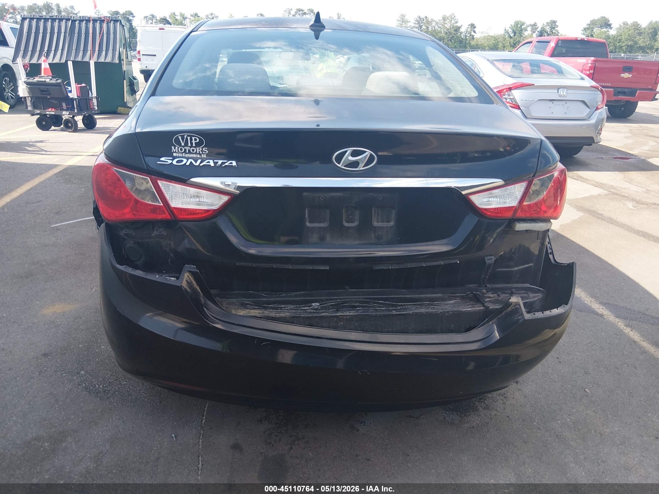 2011 Hyundai Sonata Gls Black vin: 5NPEB4AC2BH215711