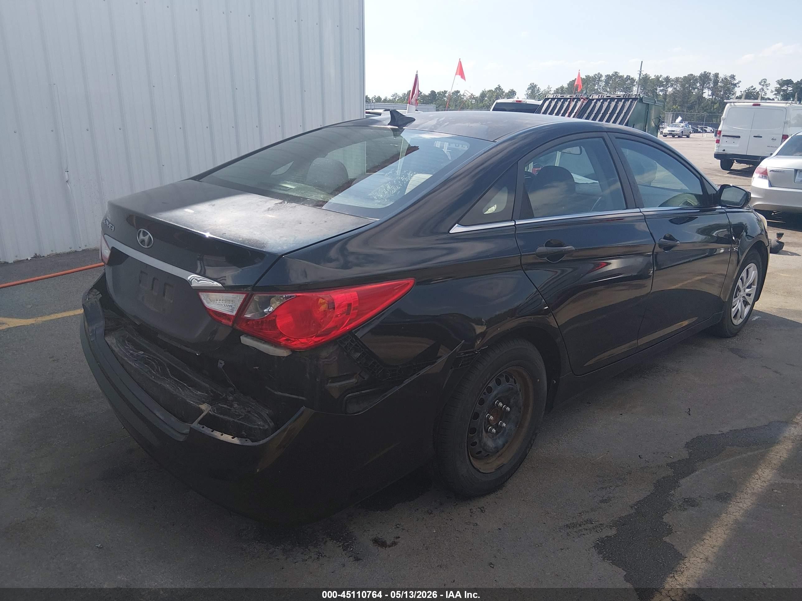 2011 Hyundai Sonata Gls Black vin: 5NPEB4AC2BH215711