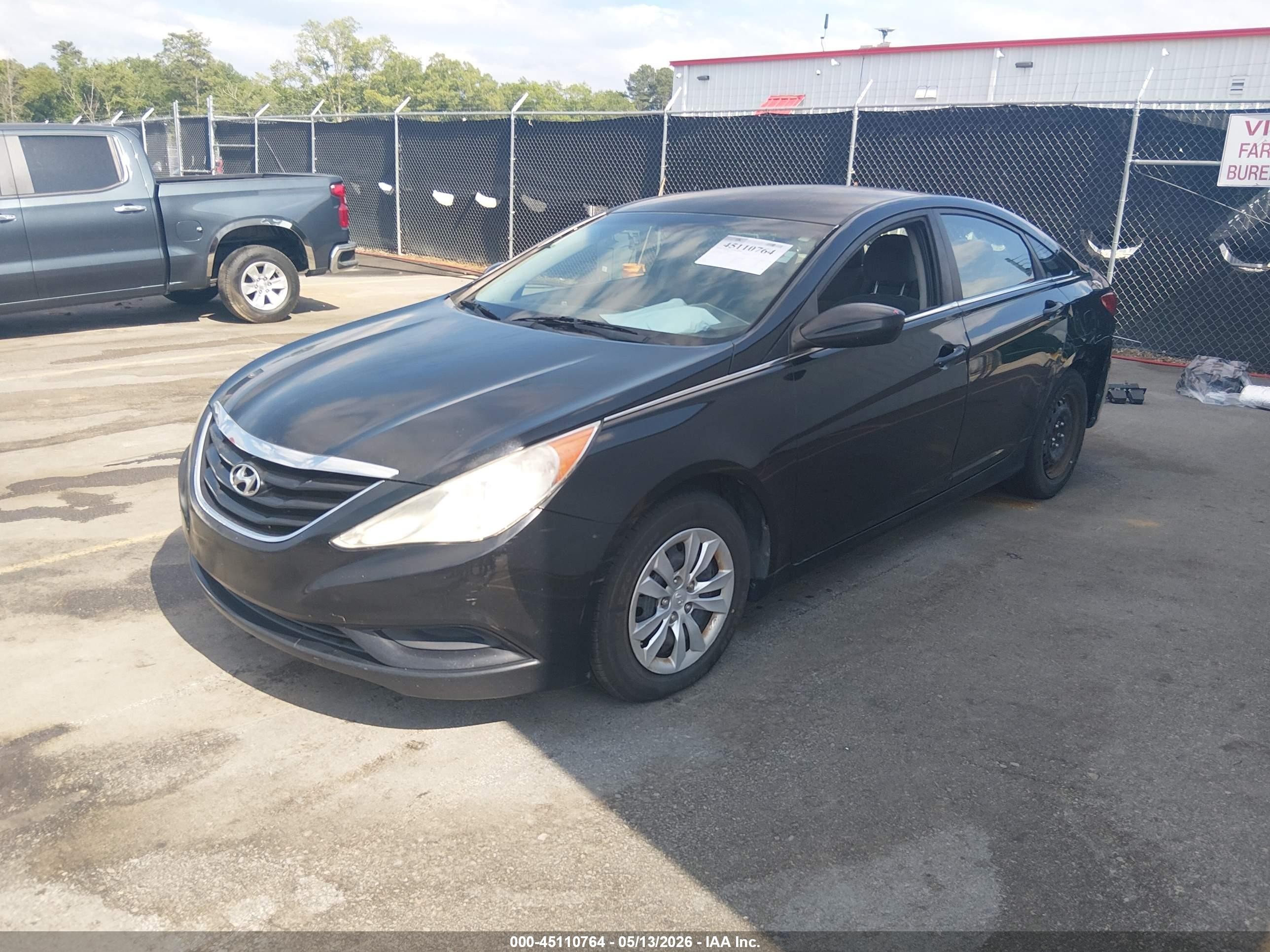 2011 Hyundai Sonata Gls Black vin: 5NPEB4AC2BH215711