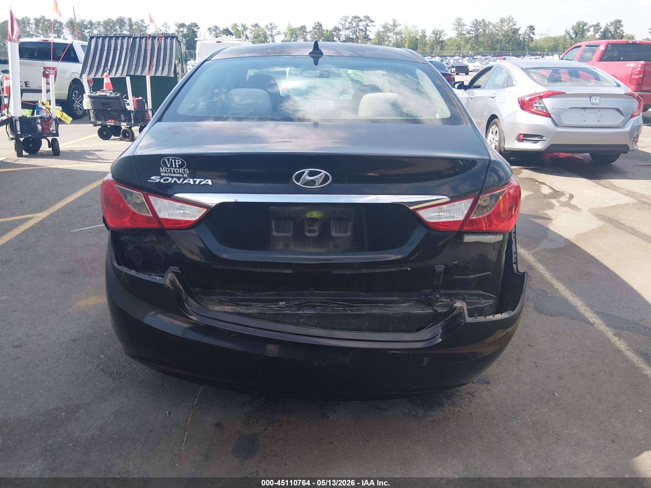 2011 Hyundai Sonata Gls Black vin: 5NPEB4AC2BH215711