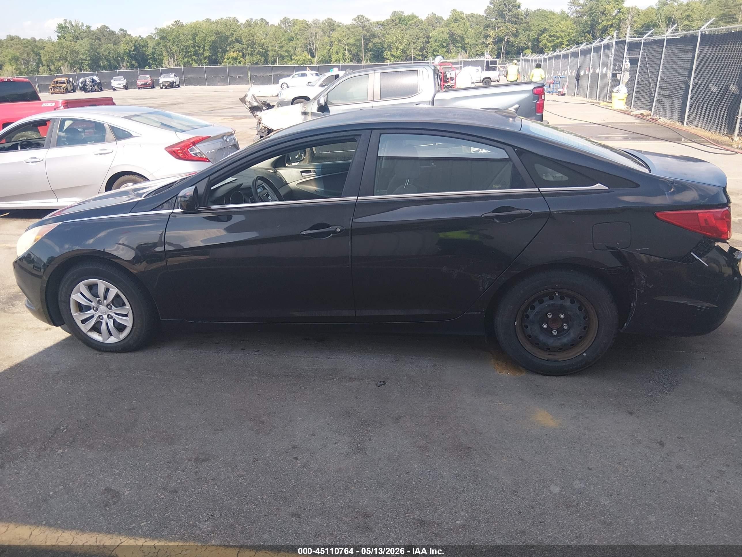 2011 Hyundai Sonata Gls Black vin: 5NPEB4AC2BH215711