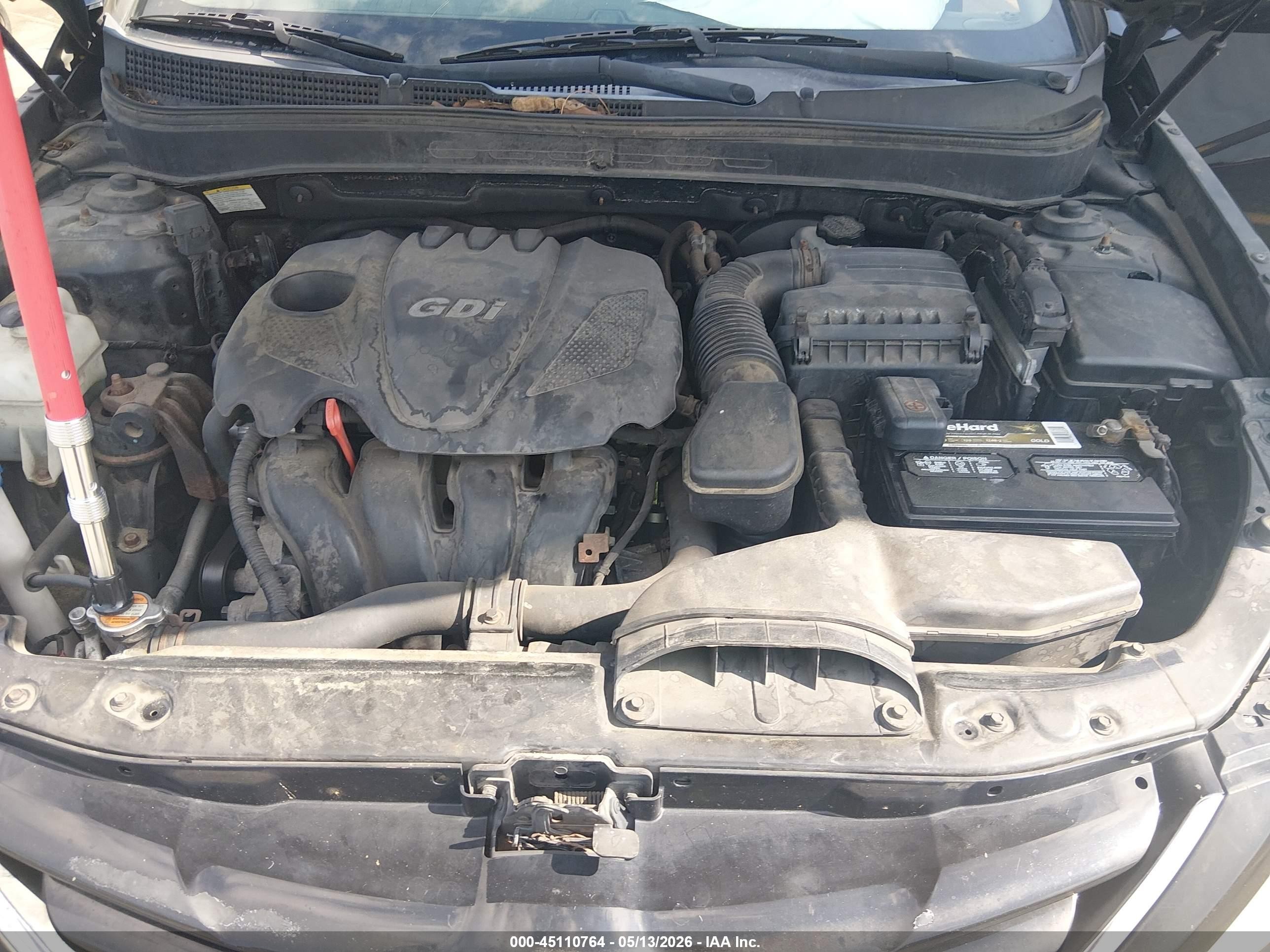 2011 Hyundai Sonata Gls Black vin: 5NPEB4AC2BH215711