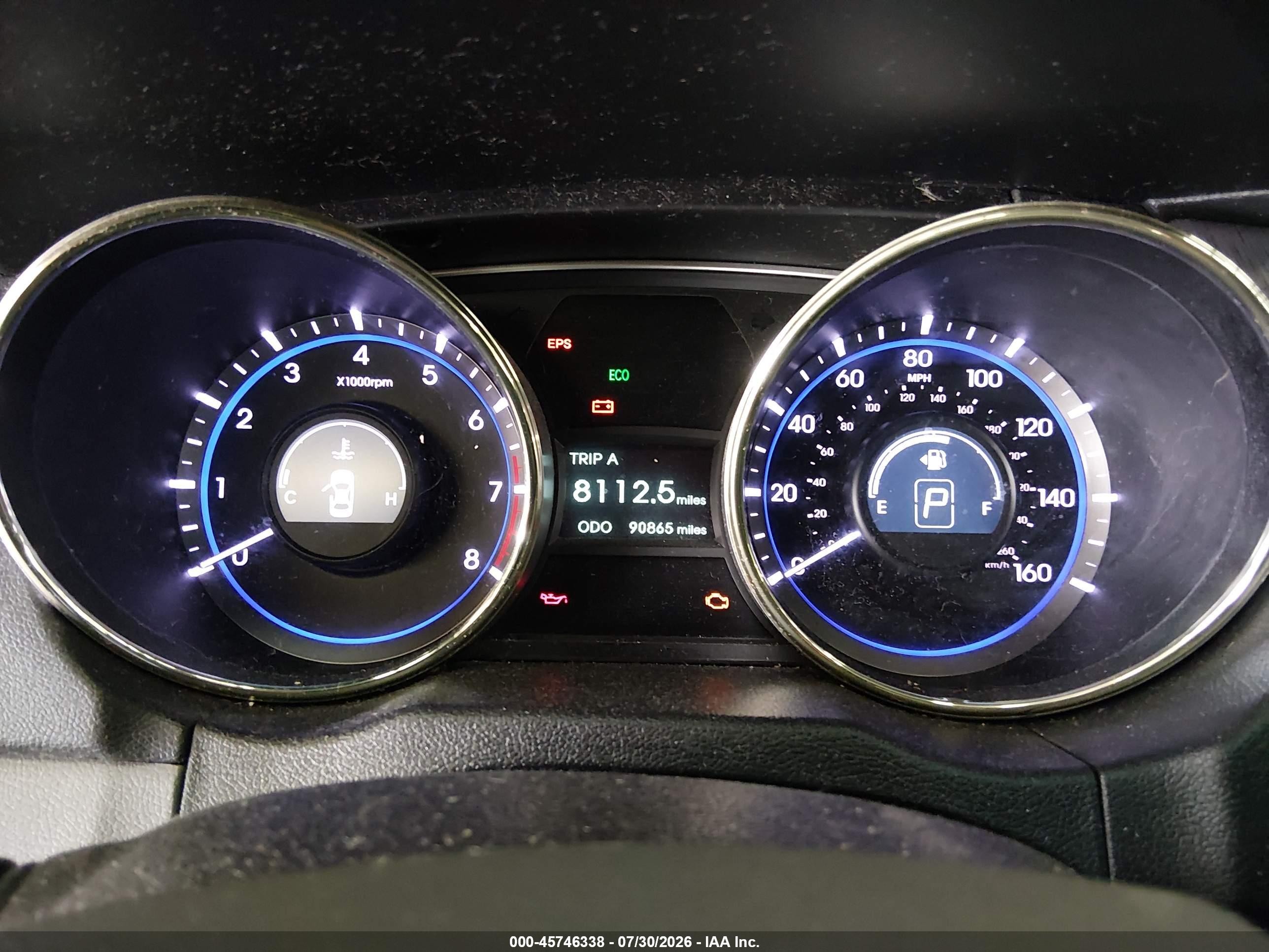 2011 Hyundai Sonata Gls Light Blue vin: 5NPEB4AC2BH219497