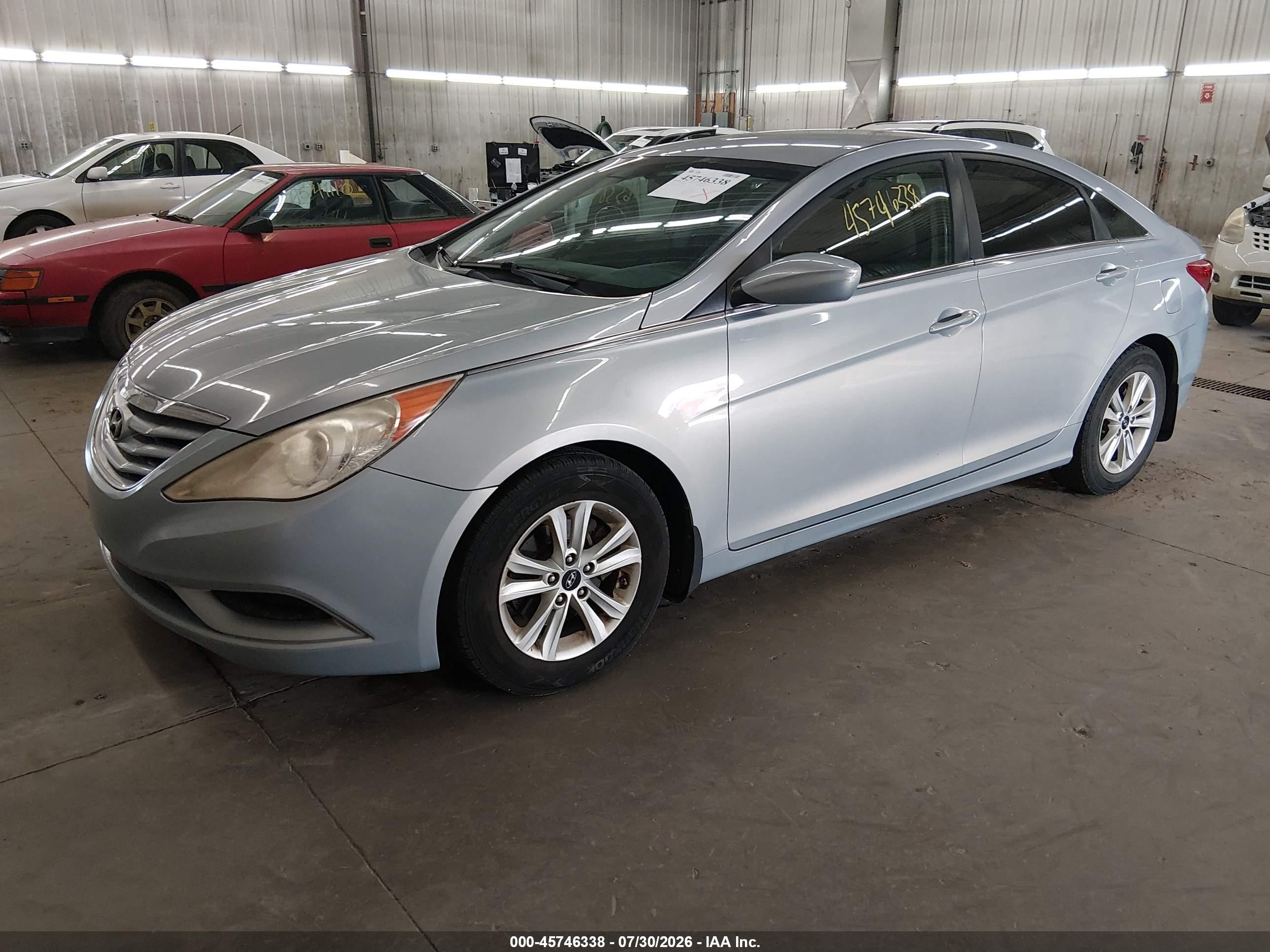 2011 Hyundai Sonata Gls Light Blue vin: 5NPEB4AC2BH219497