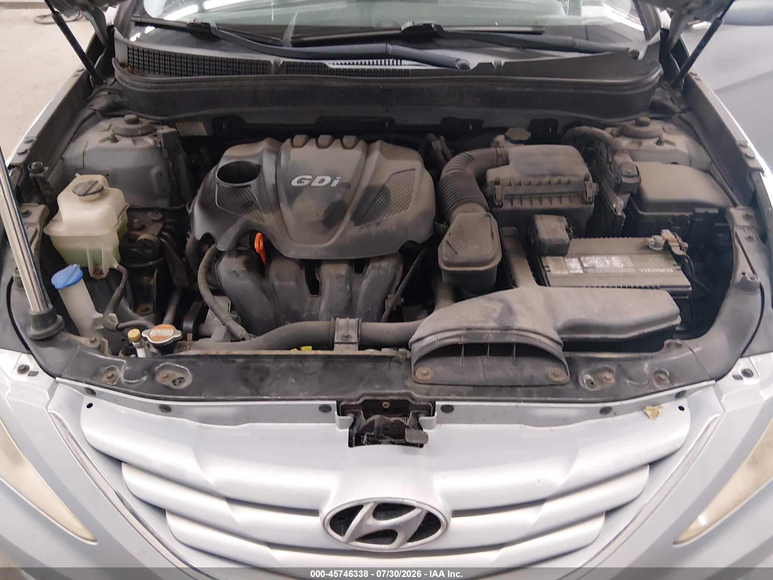 2011 Hyundai Sonata Gls Light Blue vin: 5NPEB4AC2BH219497