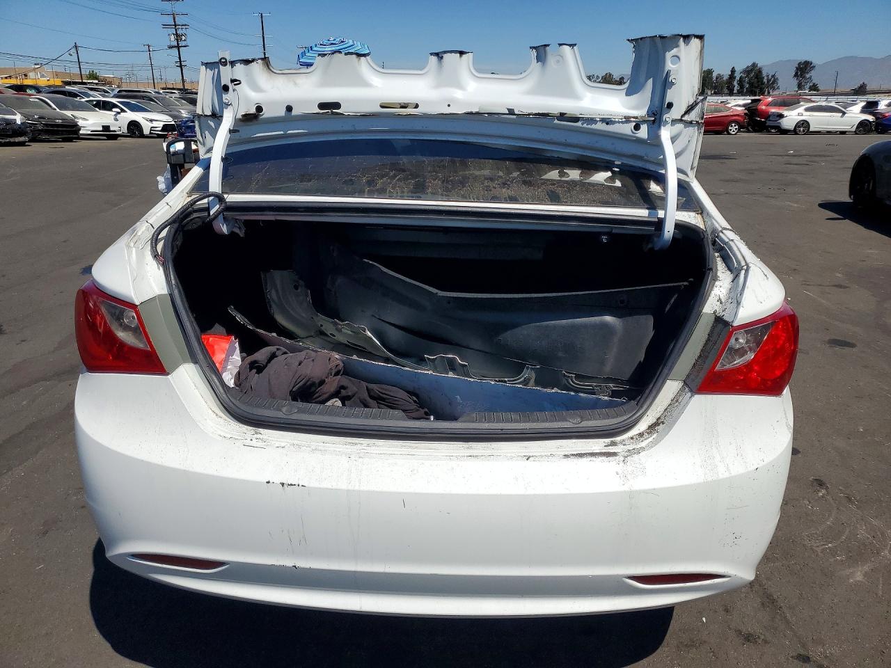 2011 Hyundai Sonata Gls White vin: 5NPEB4AC2BH237031