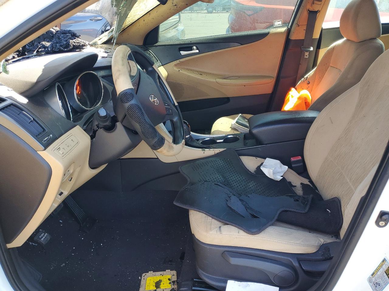 2011 Hyundai Sonata Gls White vin: 5NPEB4AC2BH237031