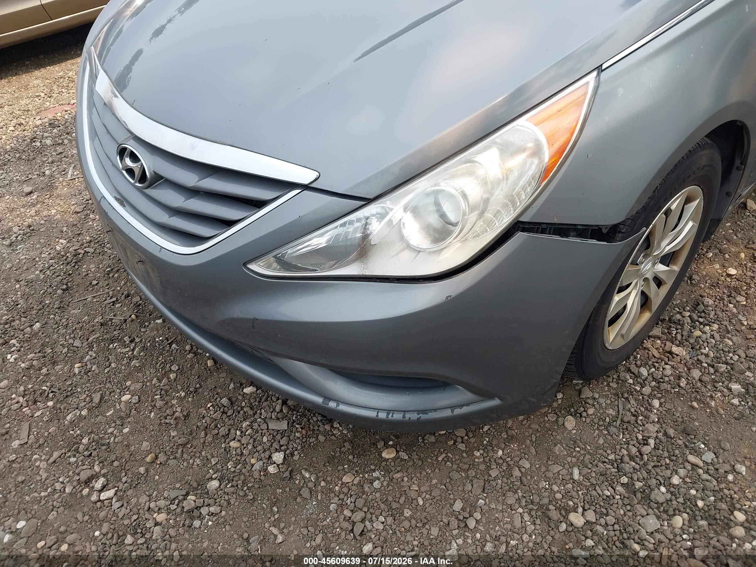 2011 Hyundai Sonata Gls Серый vin: 5NPEB4AC2BH275844