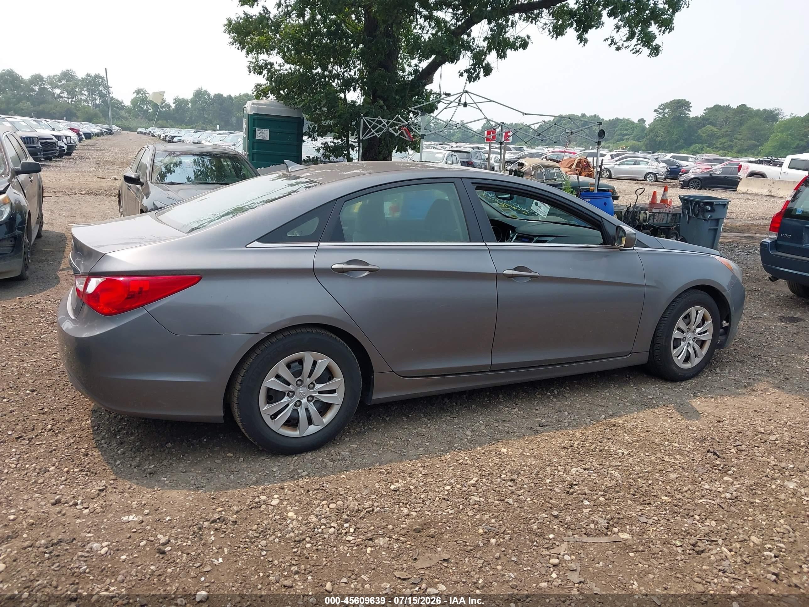 2011 Hyundai Sonata Gls Серый vin: 5NPEB4AC2BH275844