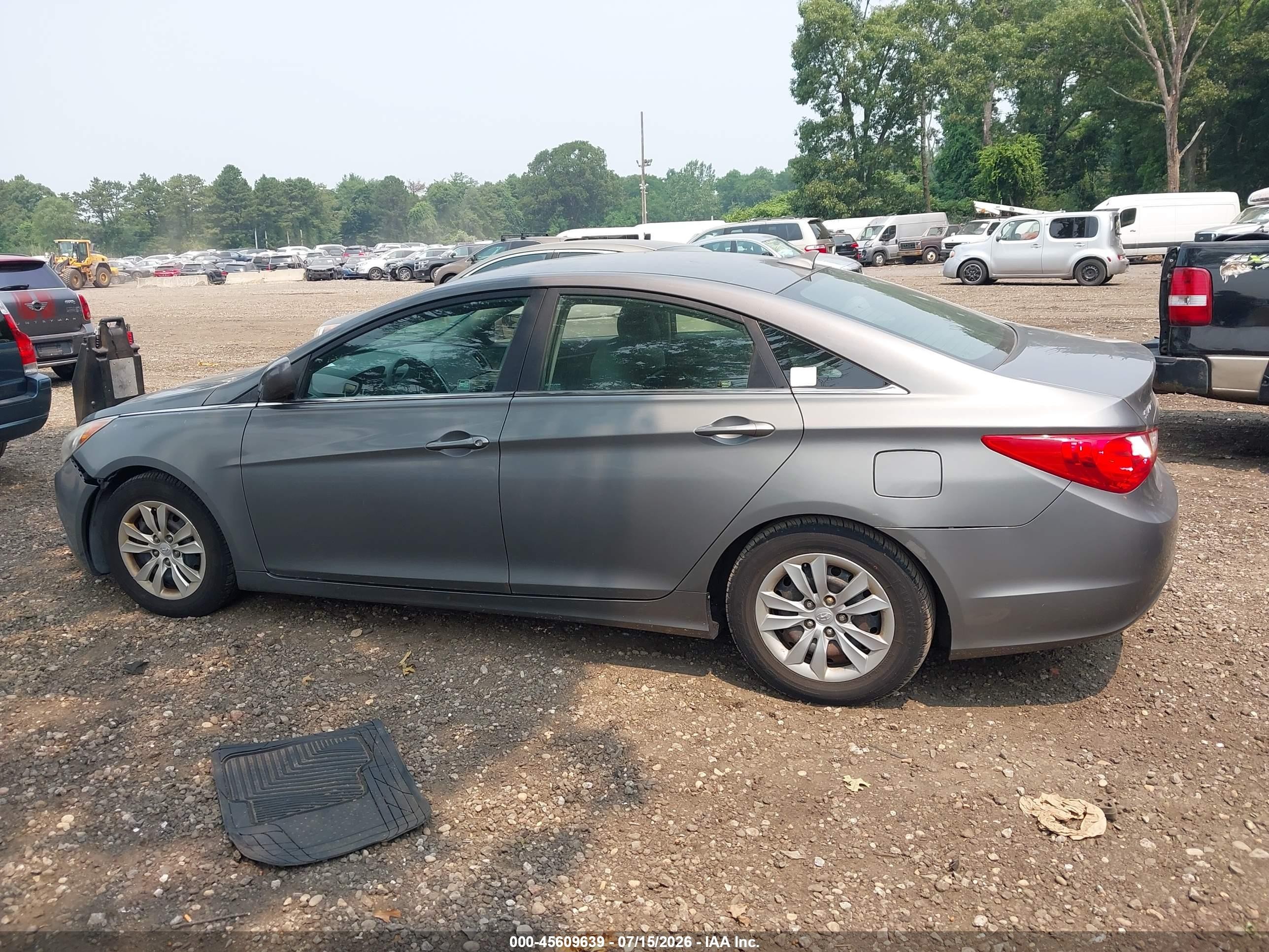 2011 Hyundai Sonata Gls Серый vin: 5NPEB4AC2BH275844