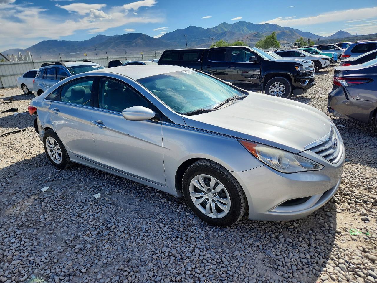 2011 Hyundai Sonata Gls Silver vin: 5NPEB4AC2BH281868