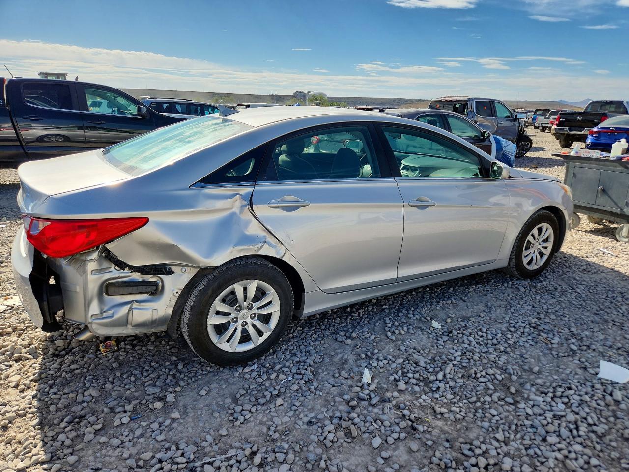 2011 Hyundai Sonata Gls Silver vin: 5NPEB4AC2BH281868